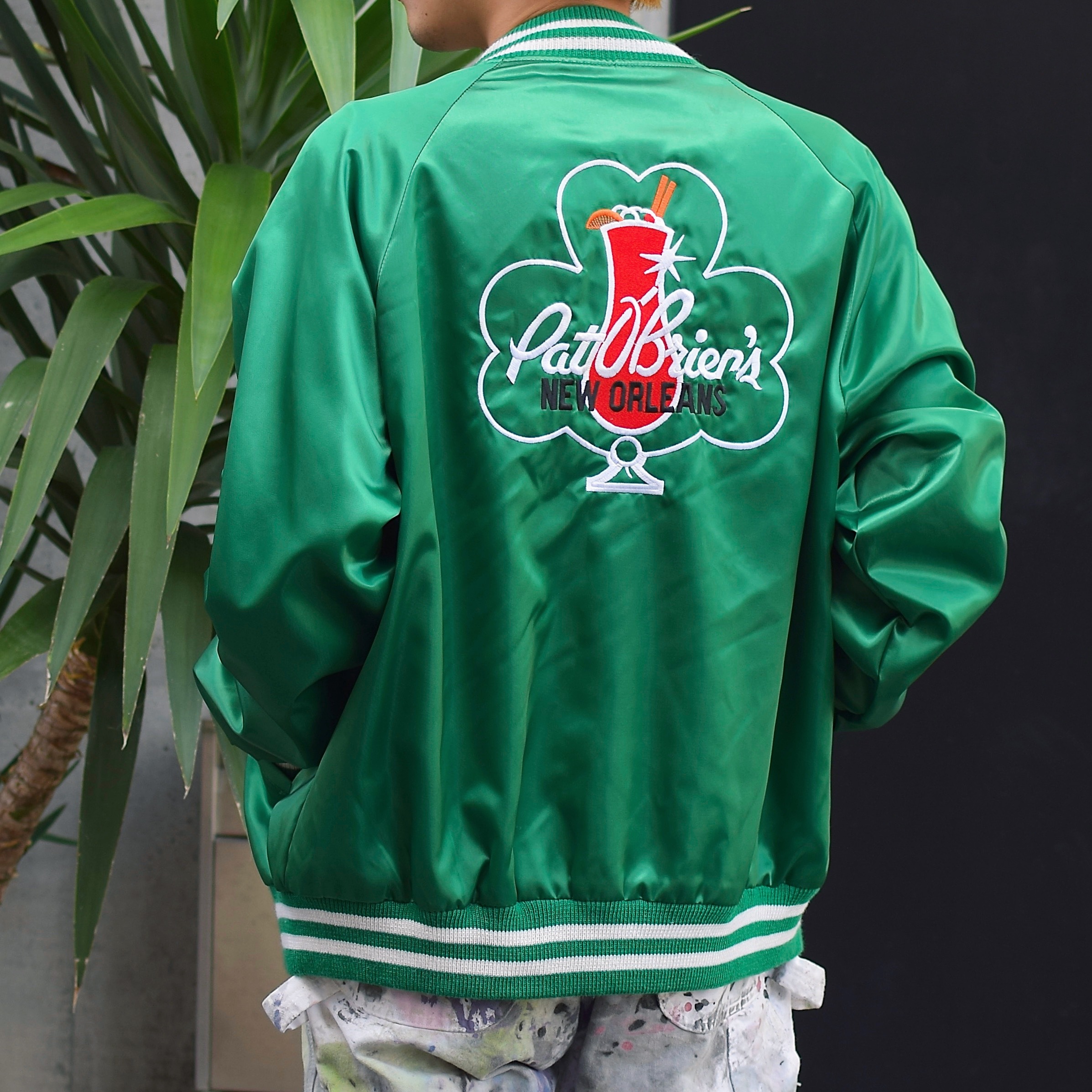 Vintage 80's【Active Generation】"NEW ORLEANS" Satin Jacket の画像 4