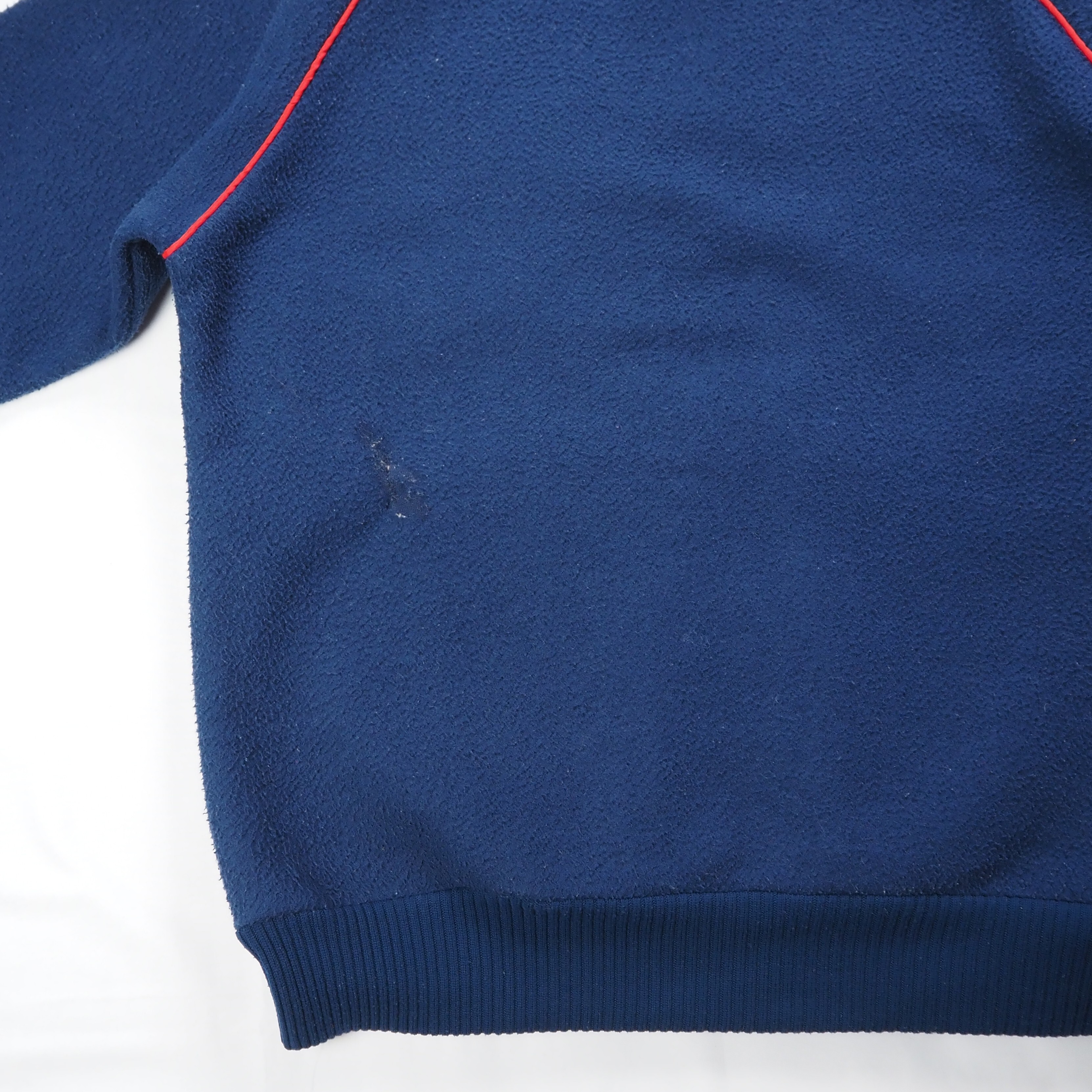 【9/23 20:00入荷】80's Patagonia フリースプルオーバージャケット ネイビー の画像 17