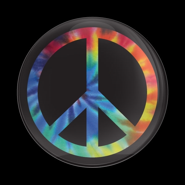 ゴーバッジ(ドーム)(CD1079 - PEACE TIE DYE) - 画像1