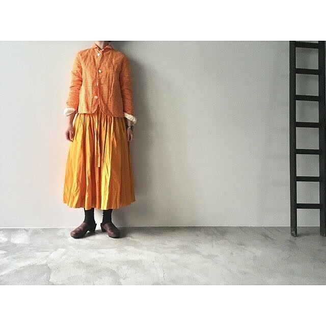 Veritecoeur コットンタイプライタースカート De Cor