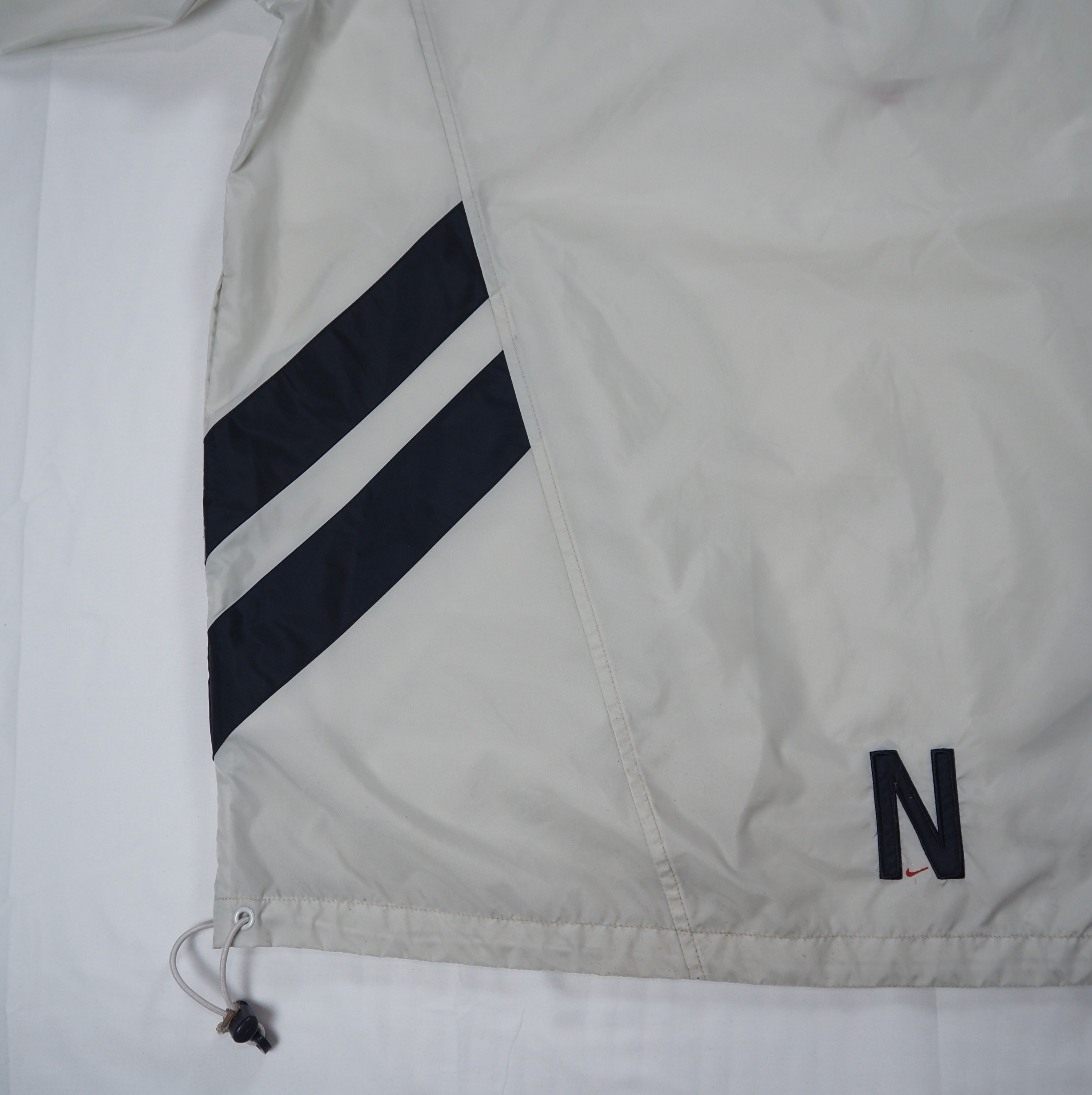 90's NIKE ナイロンアノラック センタースウォッシュ XL の画像 17