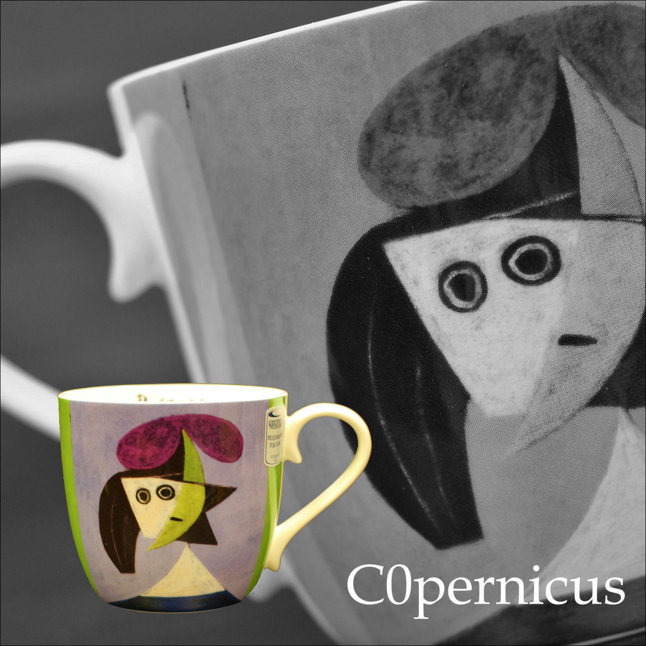 Picasso Woman With A Hat オルガ ピカソ1935 Artマグカップ 浜松雑貨屋c0pernicus C0pernicus コペルニクス 浜松雑貨屋