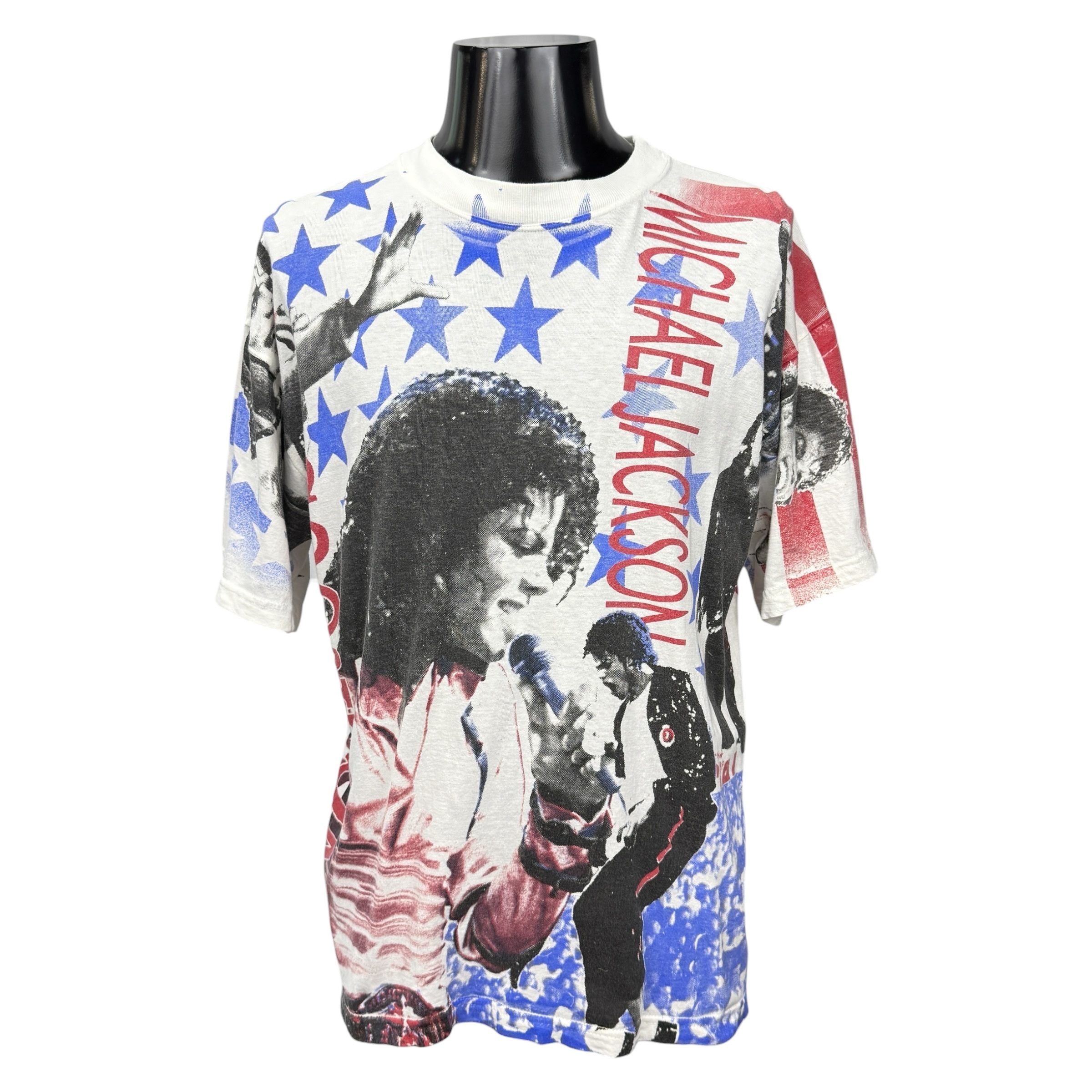 【MICHAEL JACKSON】マイケル・ジャクソン “ALL OVER PRINT” Vintage Tシャツ