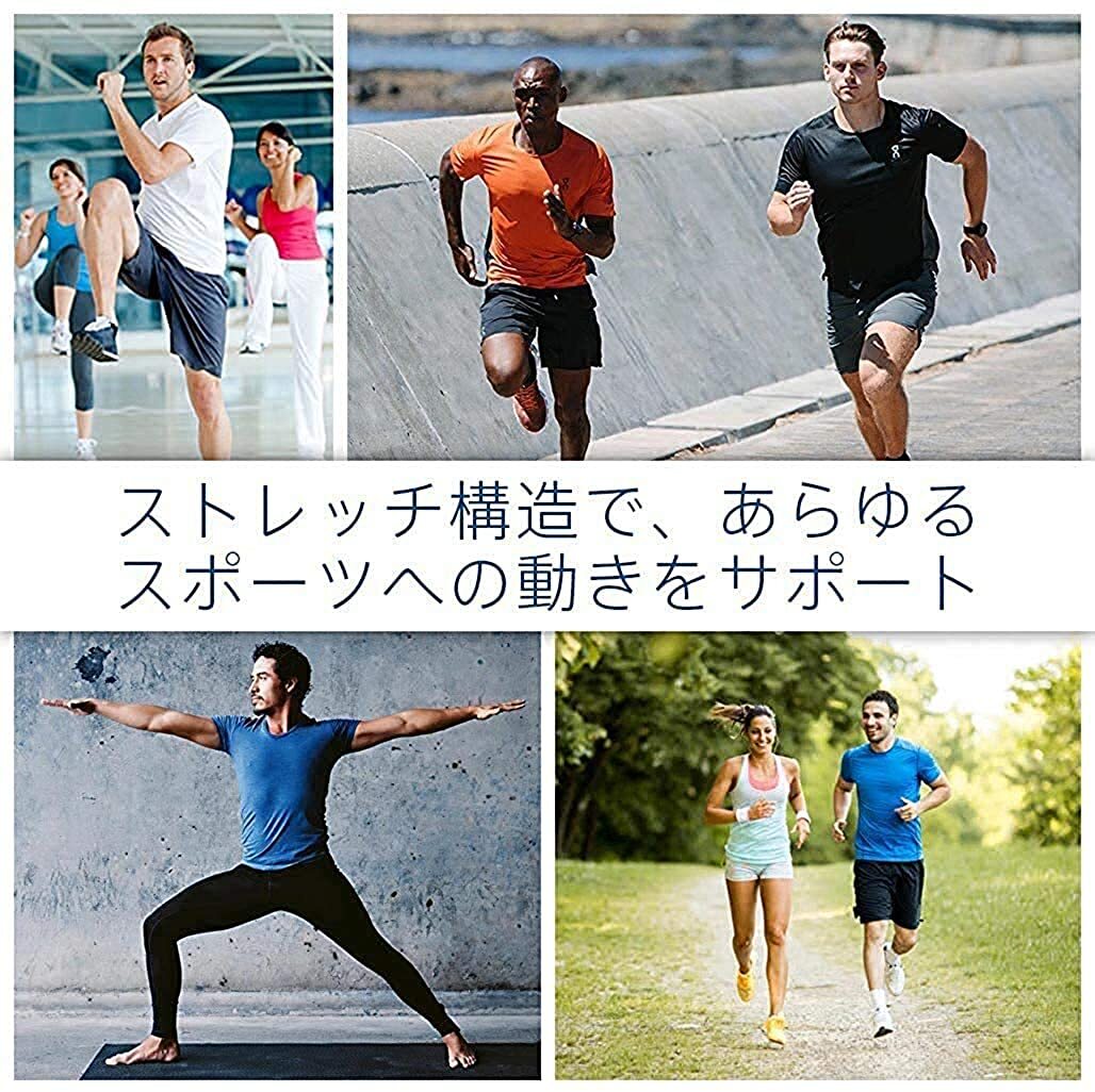 メンズ Tシャツ スポーツウェア 半袖 速乾 給水 通気性 ストレッチ スポーツ ヨガウェア ランニング トップス 人気 Wavethestone メンズ Tシャツ スポーツウェア 半袖 速乾 給水 通気性 ストレッチ スポーツ ヨガウェア ランニング トップス 人気 Wavethestone