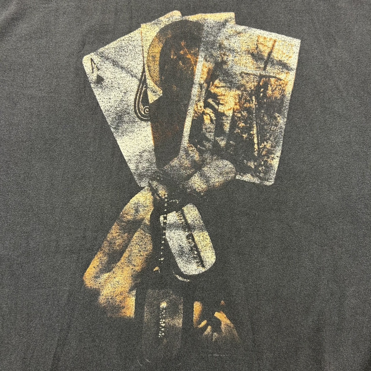 ALICE IN CHAINS アリス・イン・チェインズ グラフィックプリント バンドT ブラック 古着 ロックT XL の画像 7