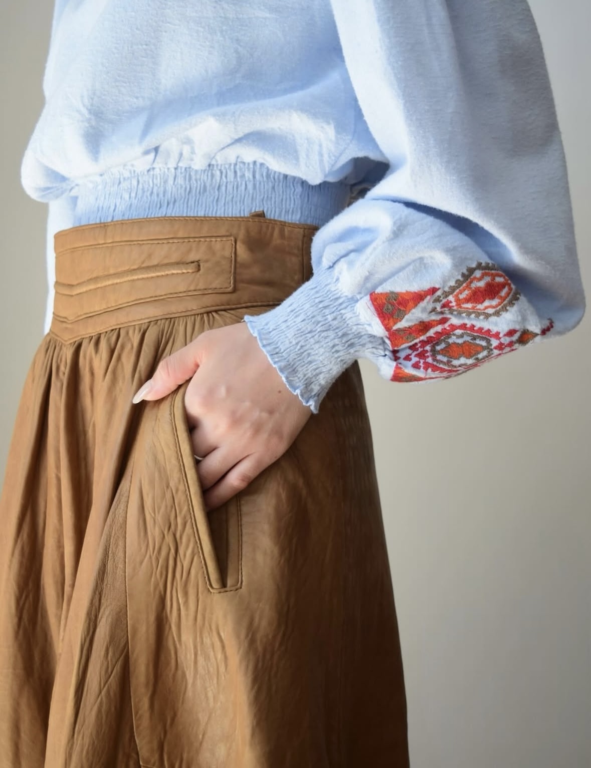 Embroidery frill blouse の画像 7