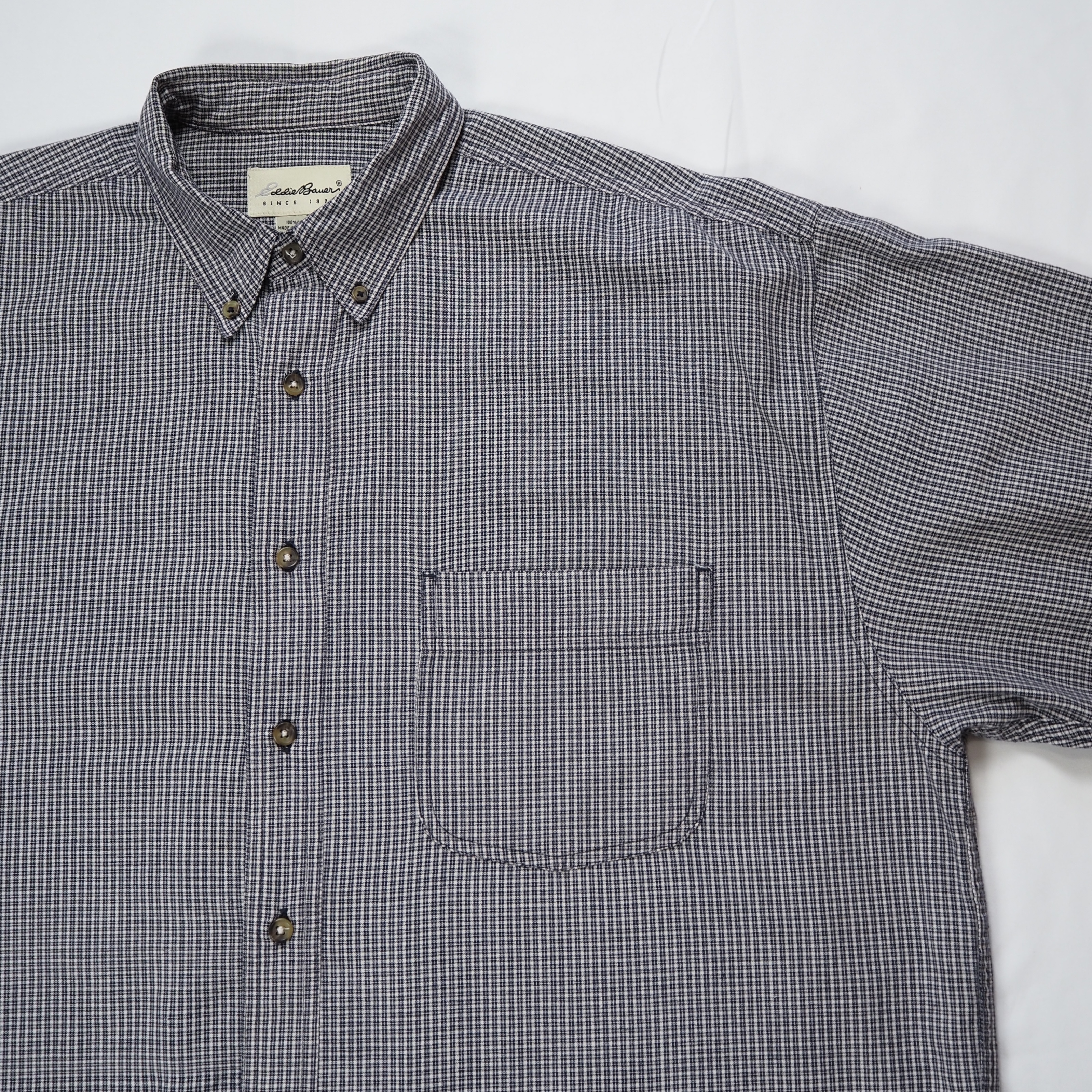 90’s Eddie Bauer コットンシャツ Lサイズ の画像 7