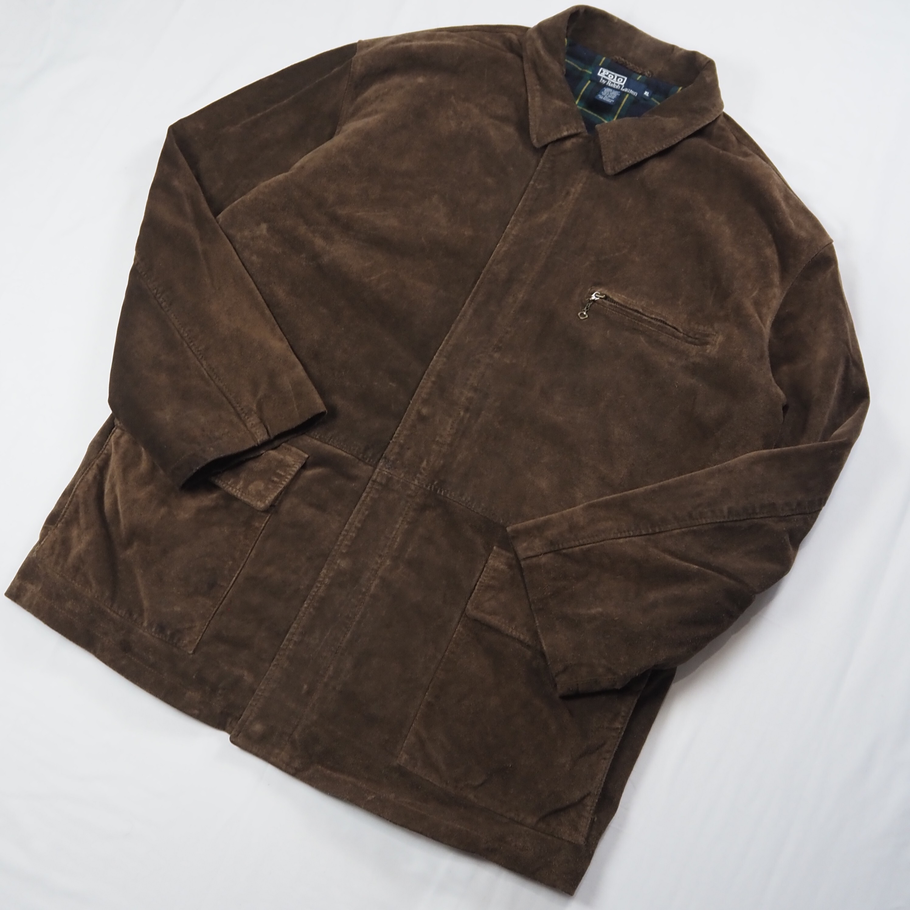 【9/23 20:00入荷】90's Ralph Lauren レザージャケット XL の画像 2