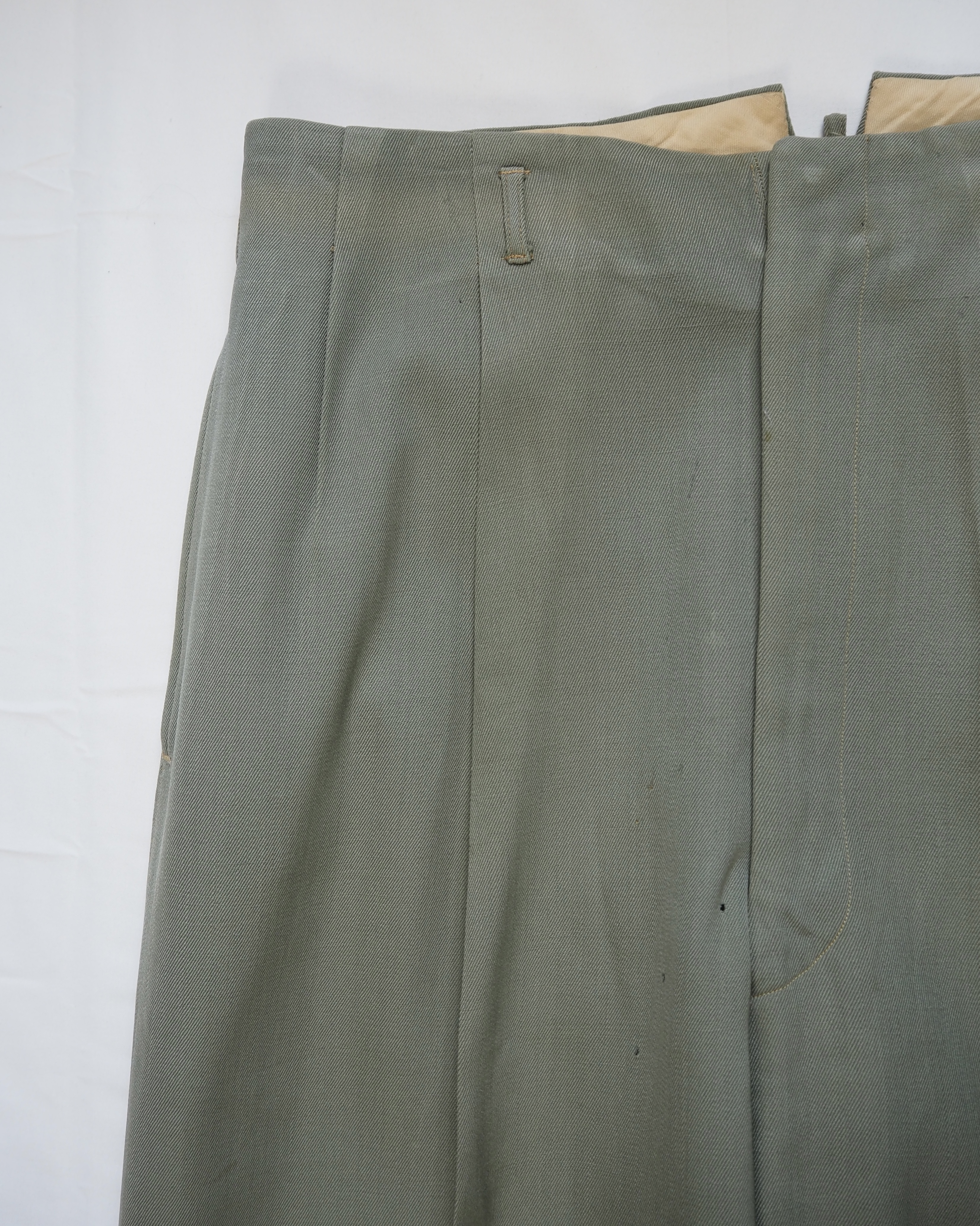 【VCM入荷】50’s ウールスラックス ライトグリーン の画像 3