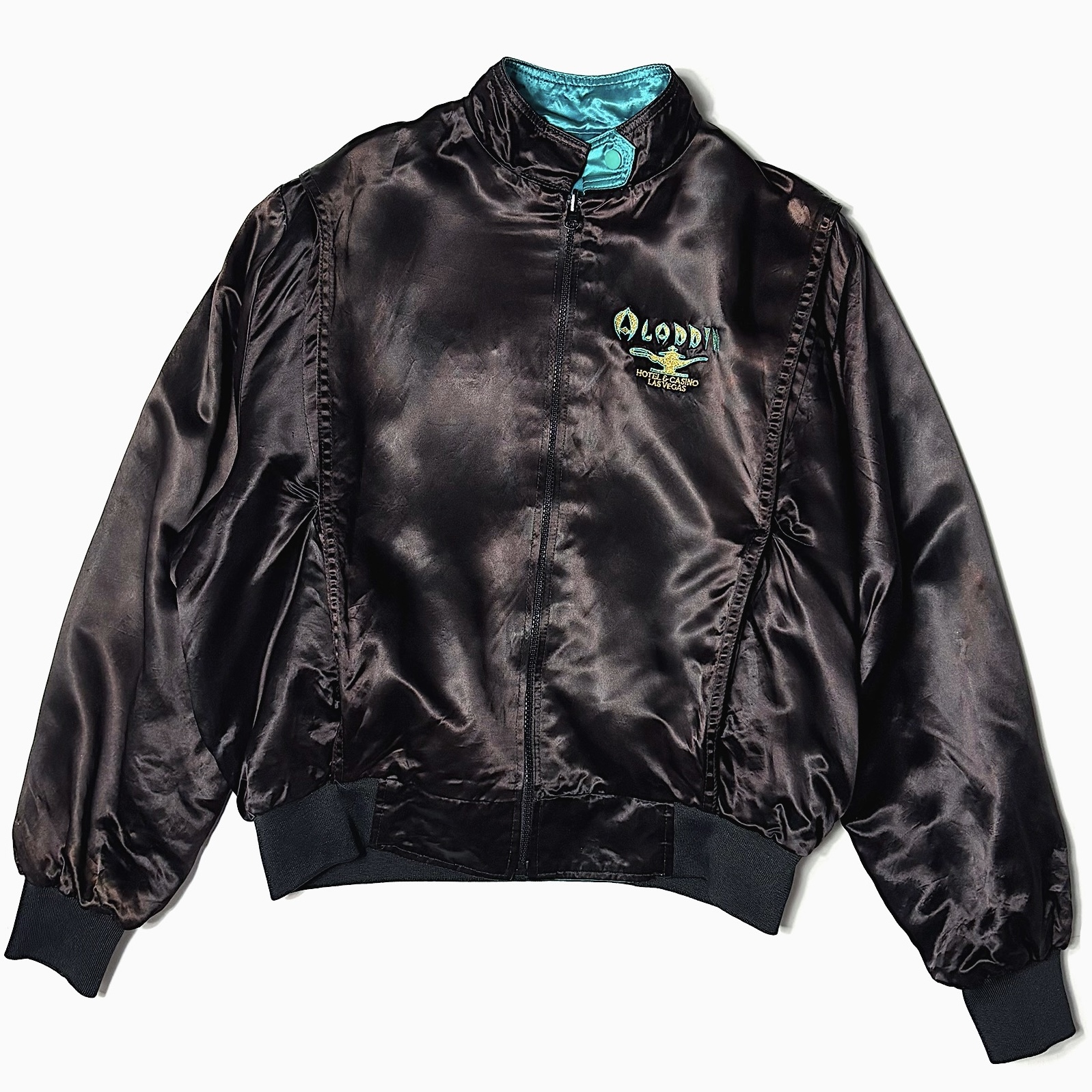 Vintage 80～90’s【ROYAL PACIFIC】"ALADDIN" Reversible Satin Jacket の画像 3