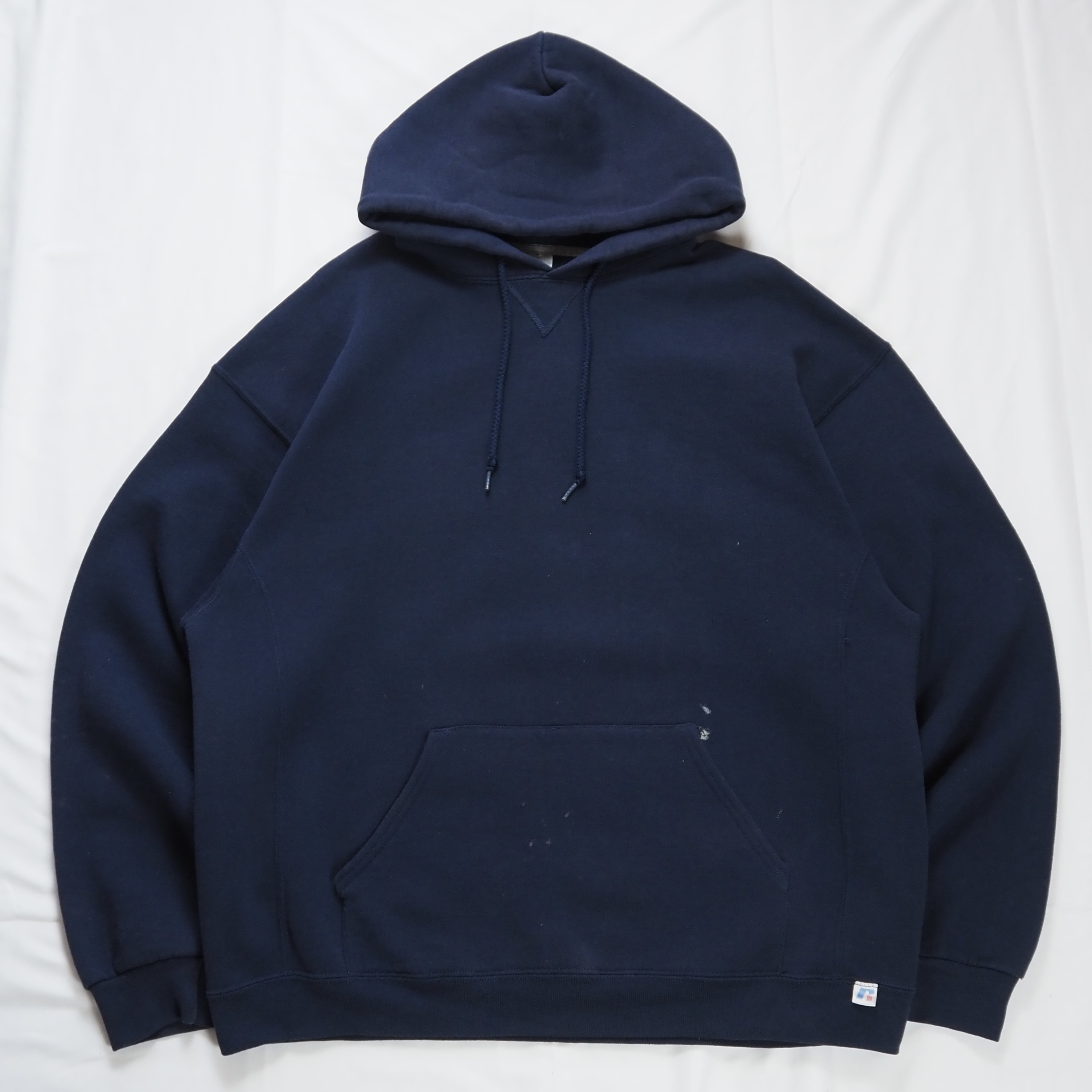 00’s Russell Athletic フーディ ネイビー XL
