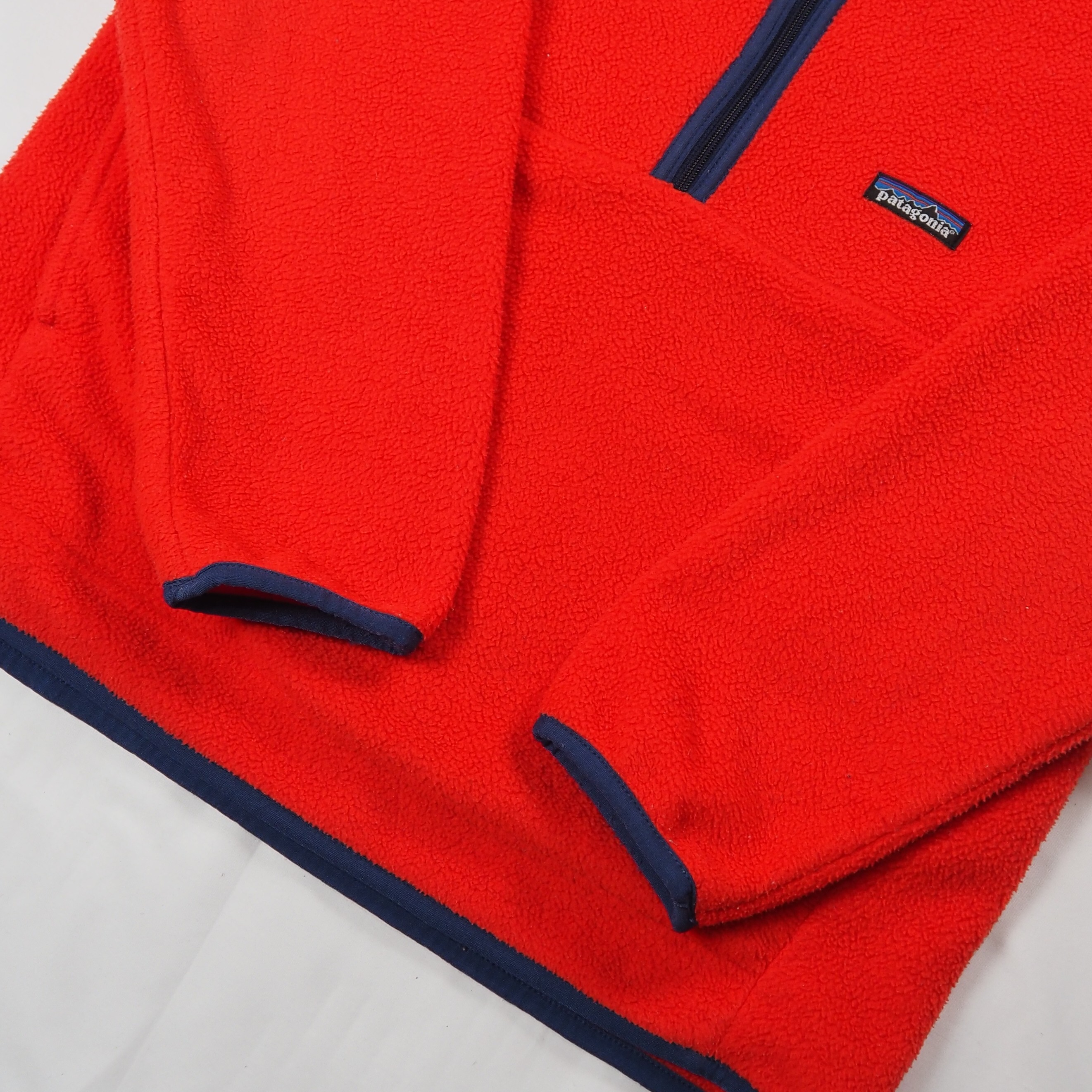 【9/23 20:00入荷】90's Patagonia マースピアル シンチラ レッド Mサイズ の画像 10