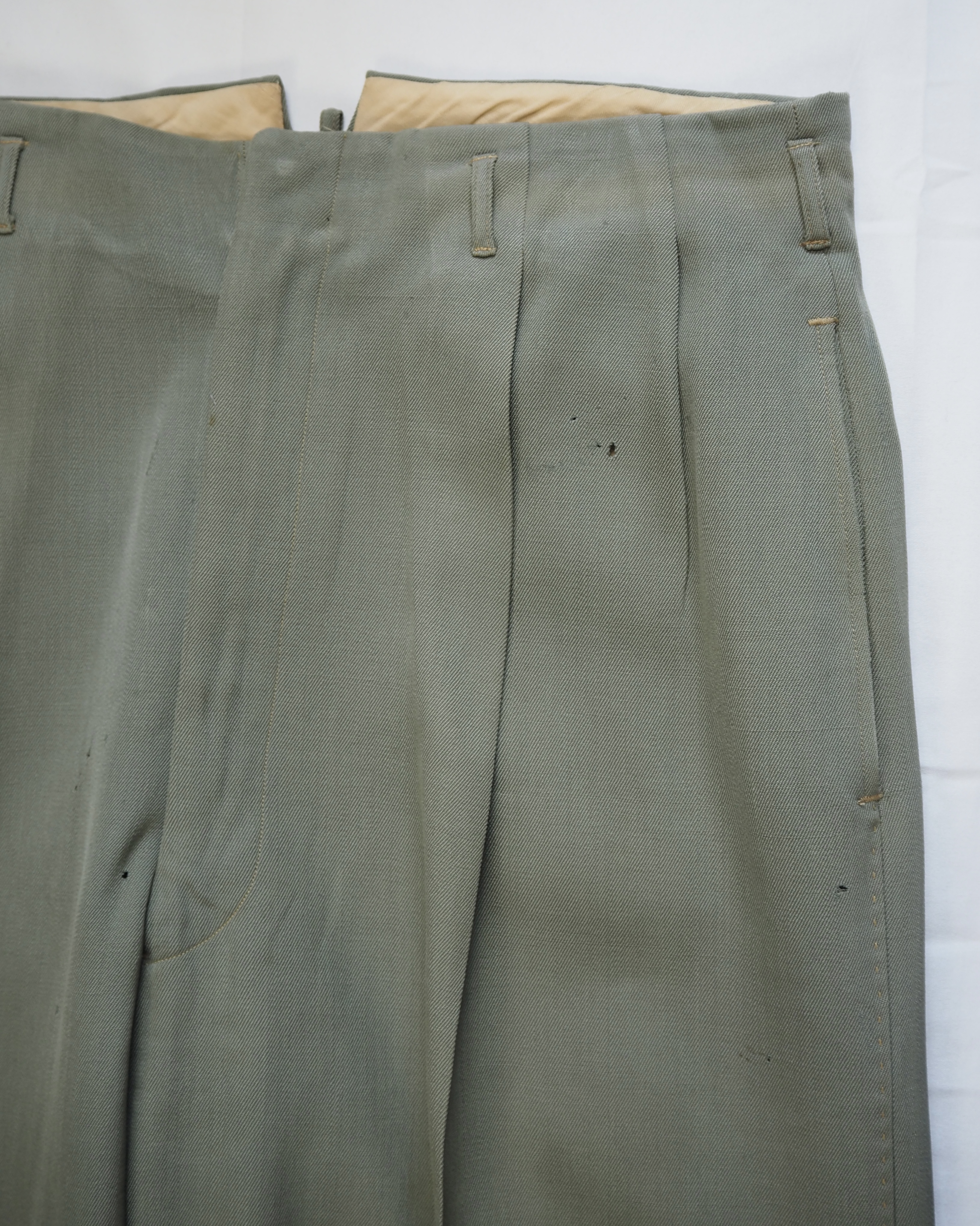 【VCM入荷】50’s ウールスラックス ライトグリーン の画像 4