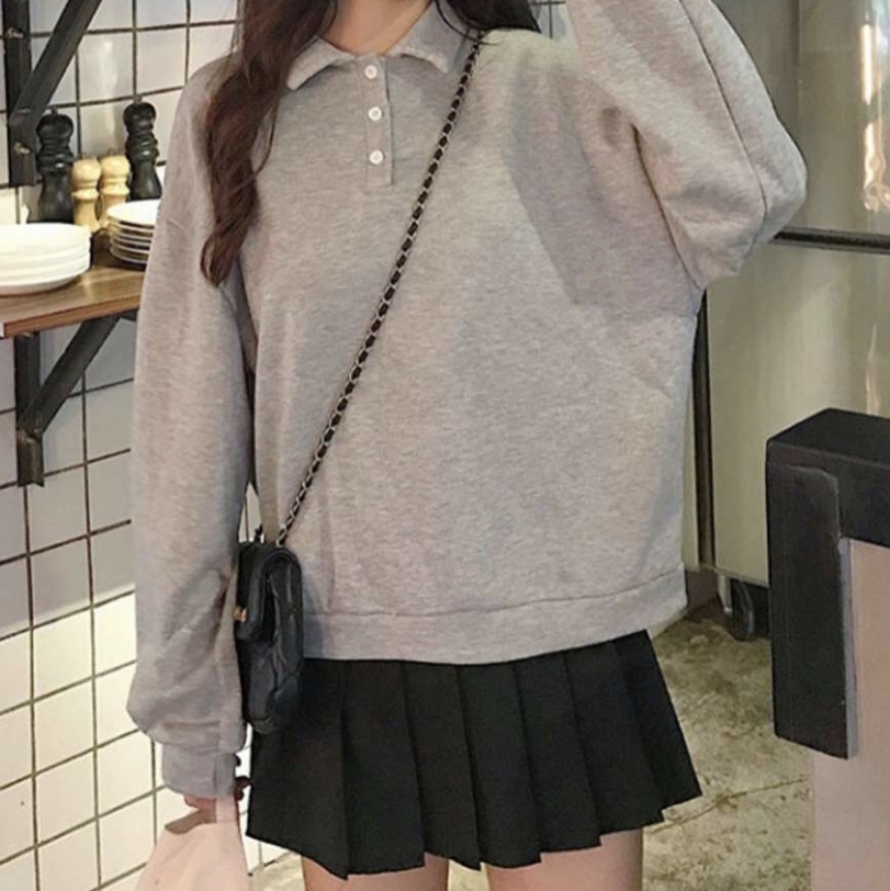 ポロ シャツ 風 レディース 春 秋 服 長袖 オルチャン ファッション 可愛い 10代 30代 学生 制服 風 カジュアル Tp 0256 Happy Orurea ハッピーオルレア ポロ シャツ 風 レディース 春 秋 服 長袖 オルチャン ファッション 可愛い 10代 30代 学生 制服 風 カジュアル Tp 0256 Happy Orurea ハッピーオルレア