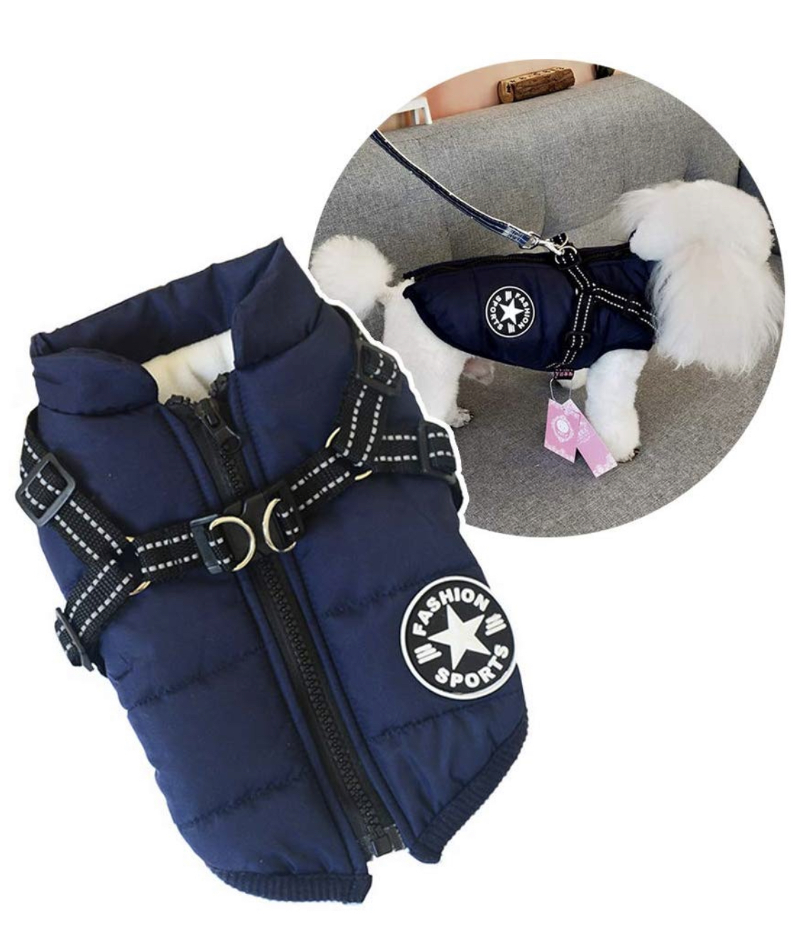 送料無料 防水ハーネス一体型ダウンベスト 犬服 Dogs Love ドッグウェア 犬服 送料無料 防水ハーネス一体型ダウンベスト 犬服 Dogs Love ドッグウェア 犬服