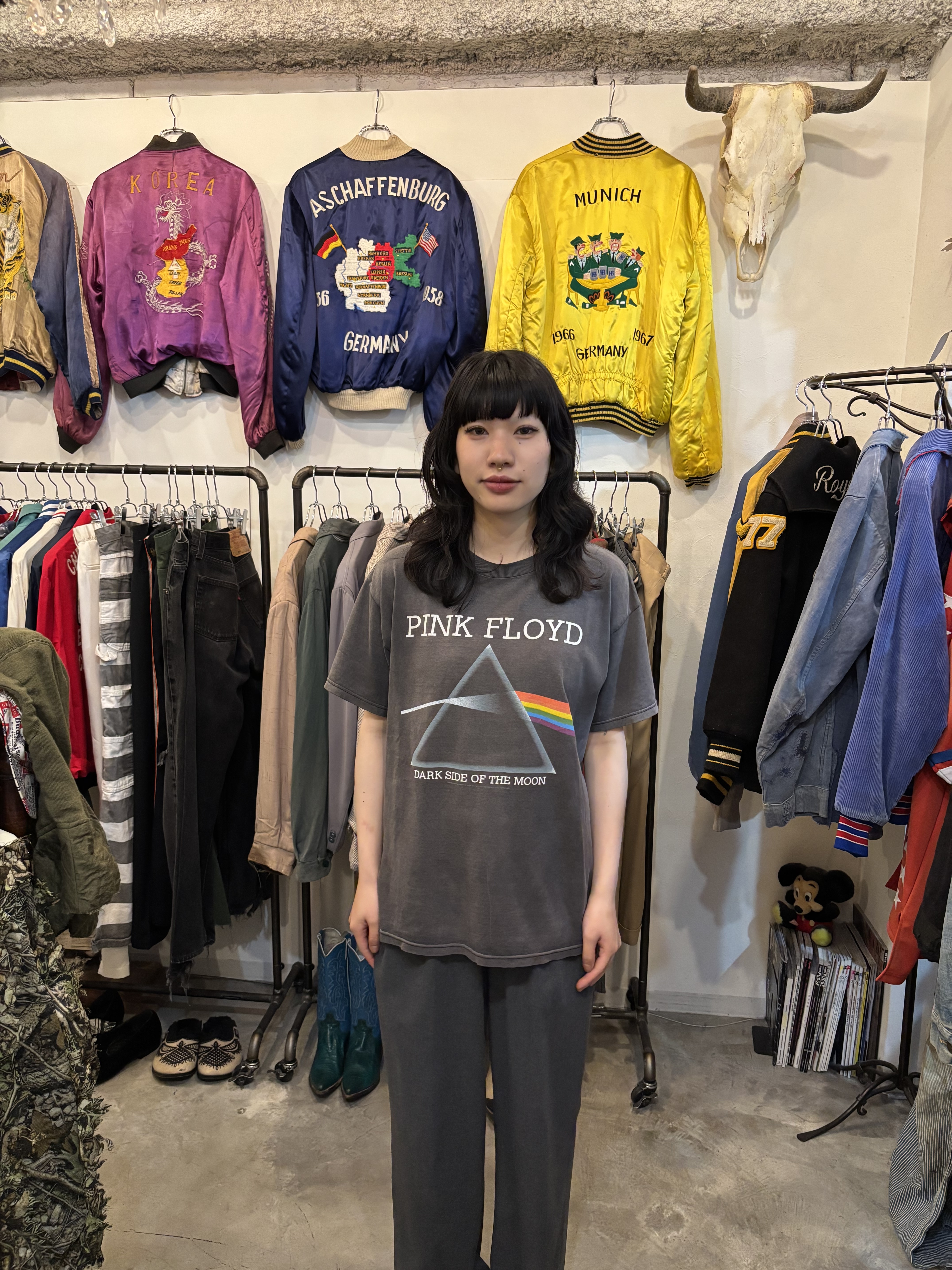 Y2K "PINK FLOYD" Faded T-shirt の画像 3