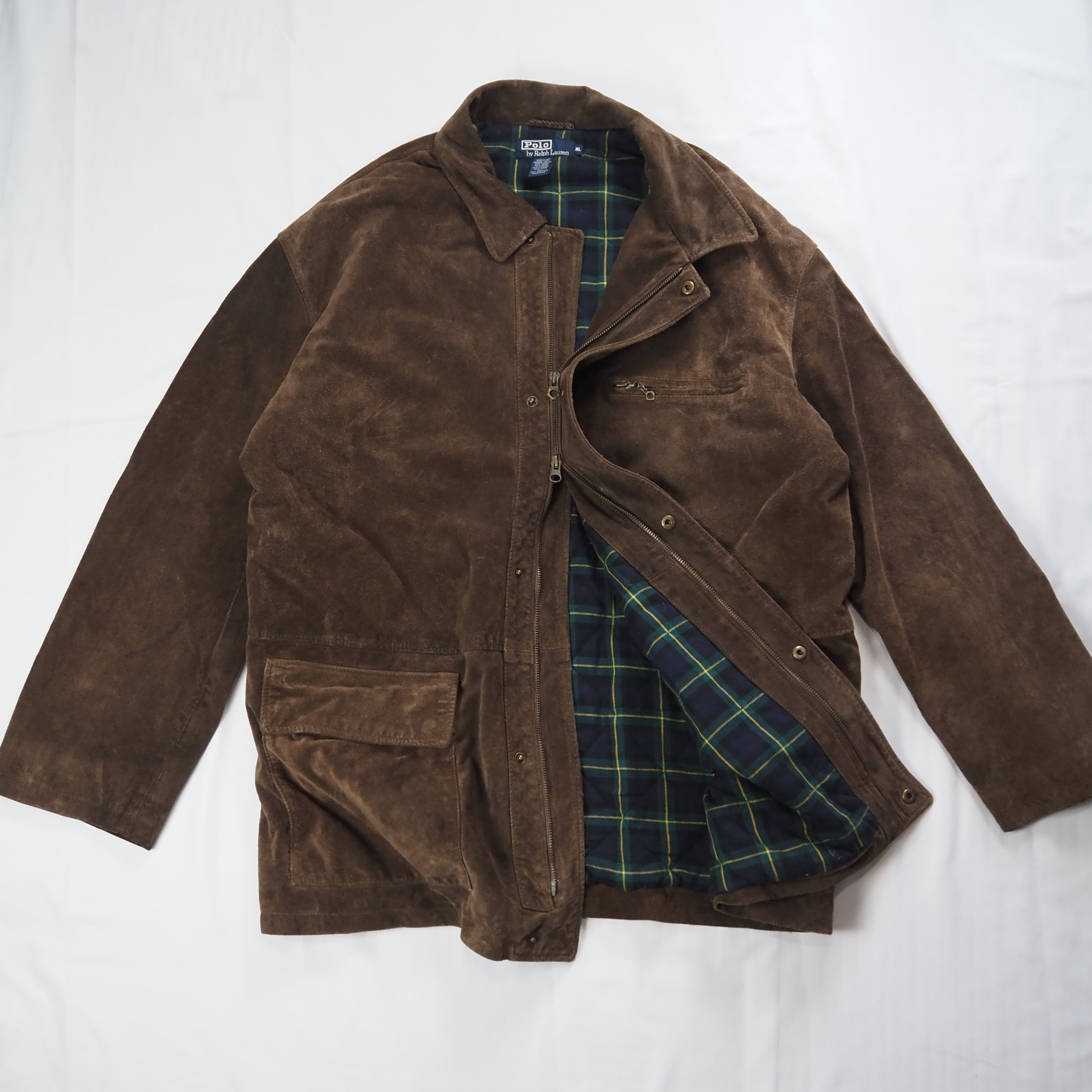 【9/23 20:00入荷】90's Ralph Lauren レザージャケット XL の画像 10