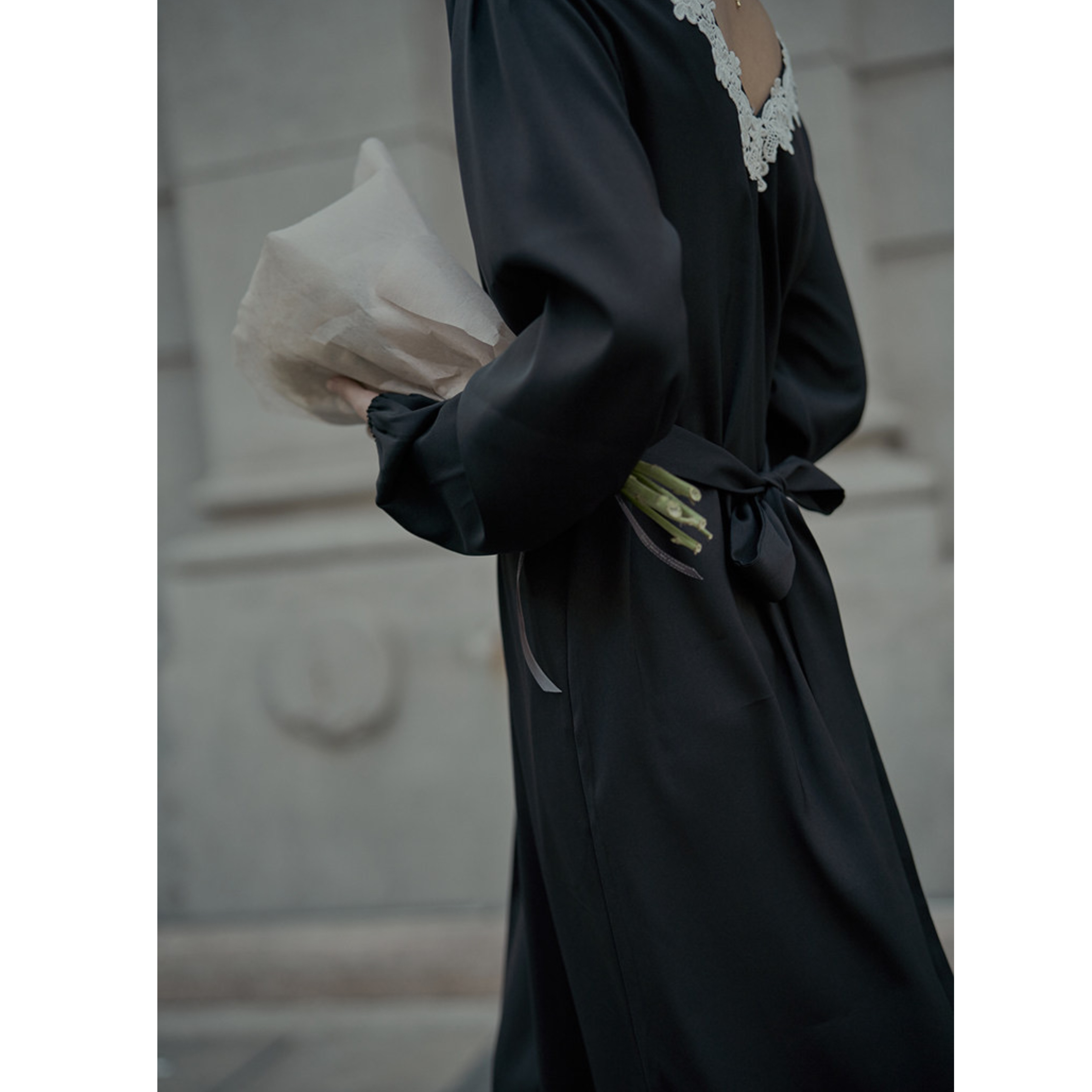 スクエアレースワンピース545 T And