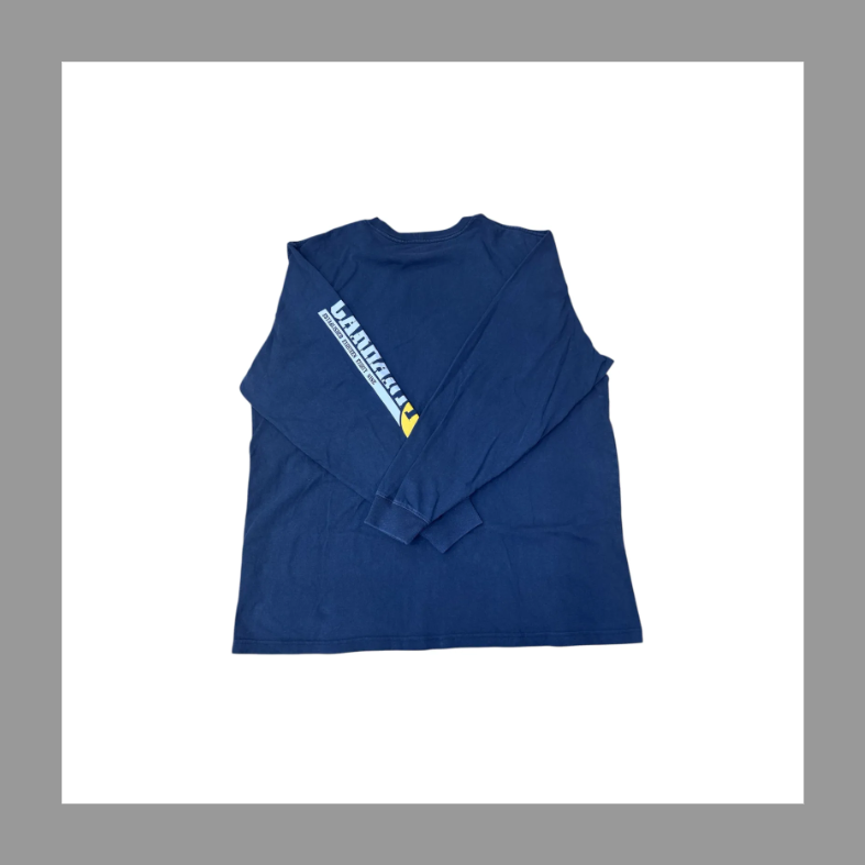 カーハート Carhartt 長袖Tシャツ ワンポイント ロゴ 大きいサイズ 袖プリント 2XL の画像 2