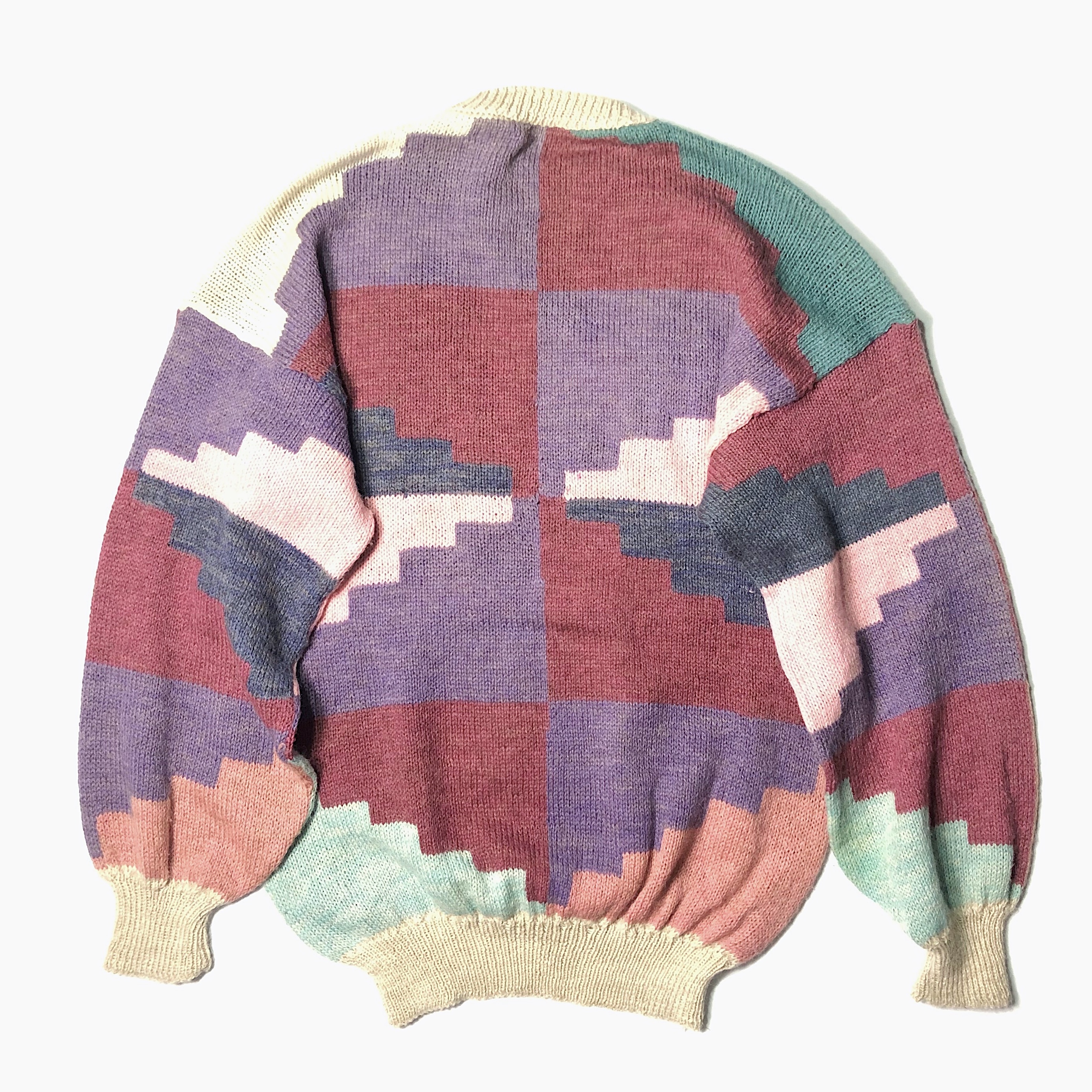 Vintage Hand knit Sweater の画像 2