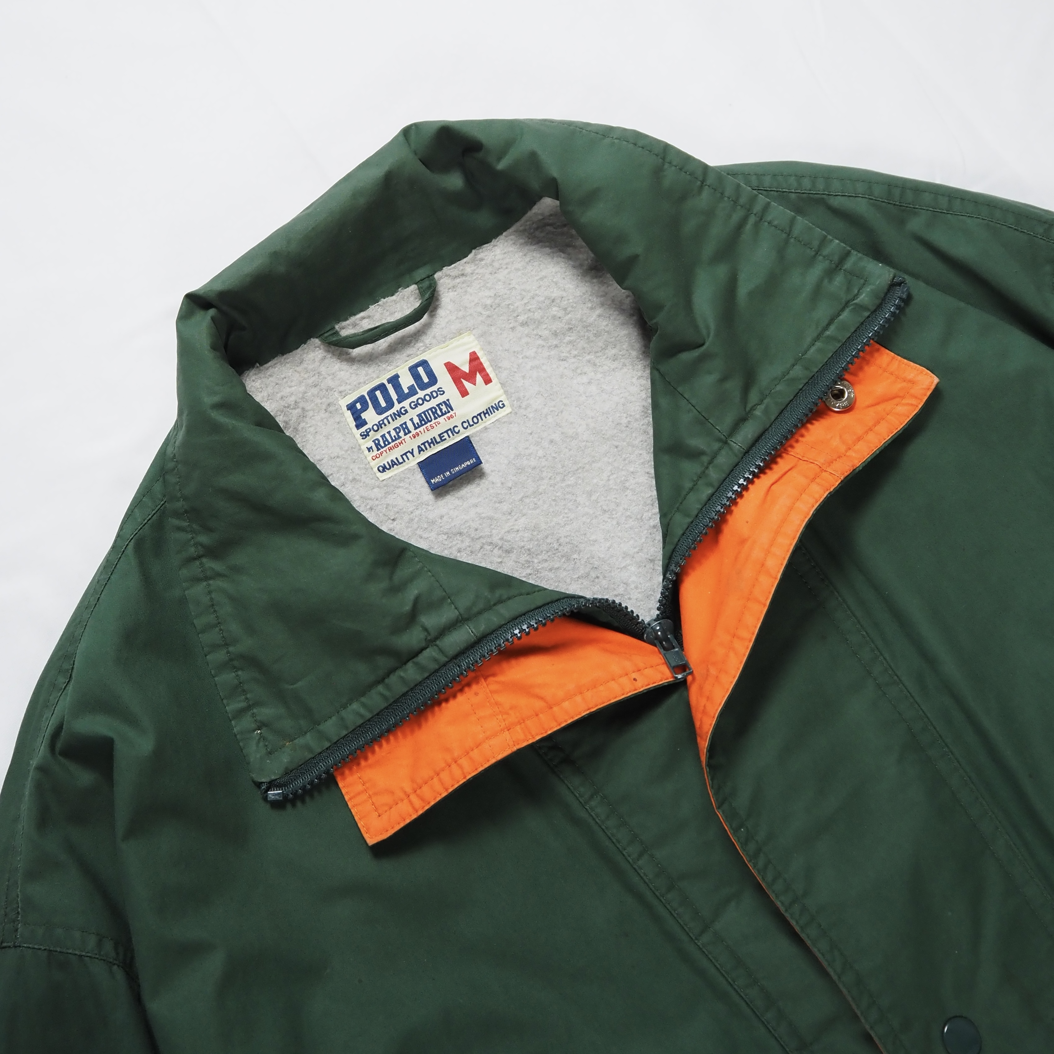 90’s Ralph Lauren ジャケット Mサイズ グリーン×オレンジ の画像 4