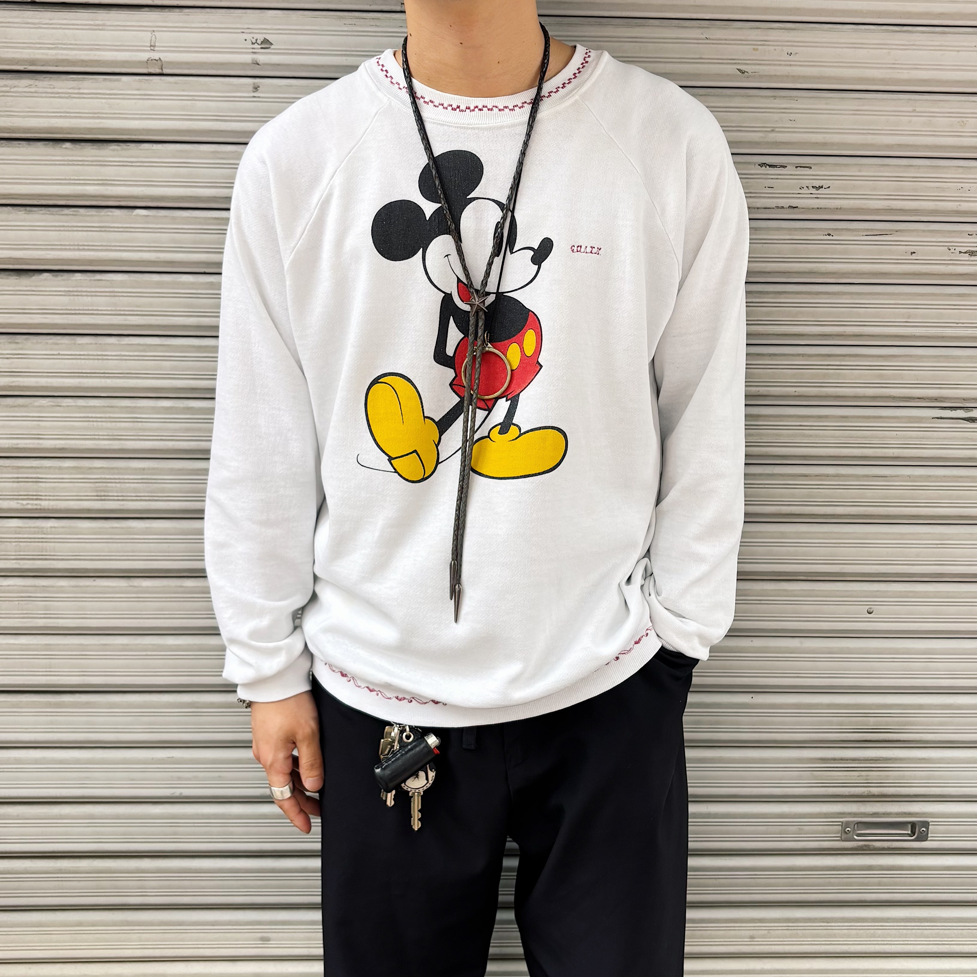 Vintage 80's【Disney CHARACTER FASHIONS】"Mickey Mouse" Sweat の画像 3
