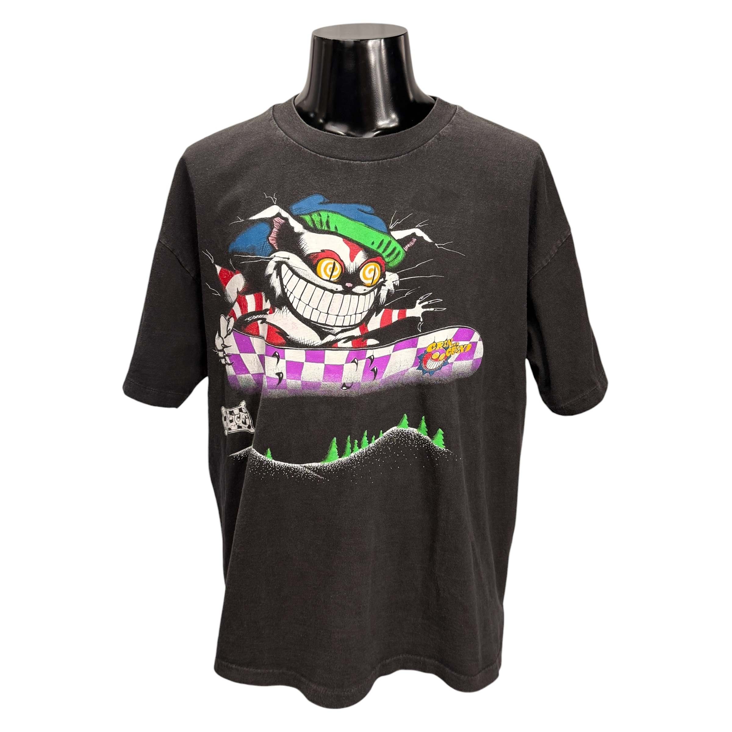 【ALICE IN WONDERLAND】アリスインワンダーランド チェシャ猫 90s Vintage Tシャツ
