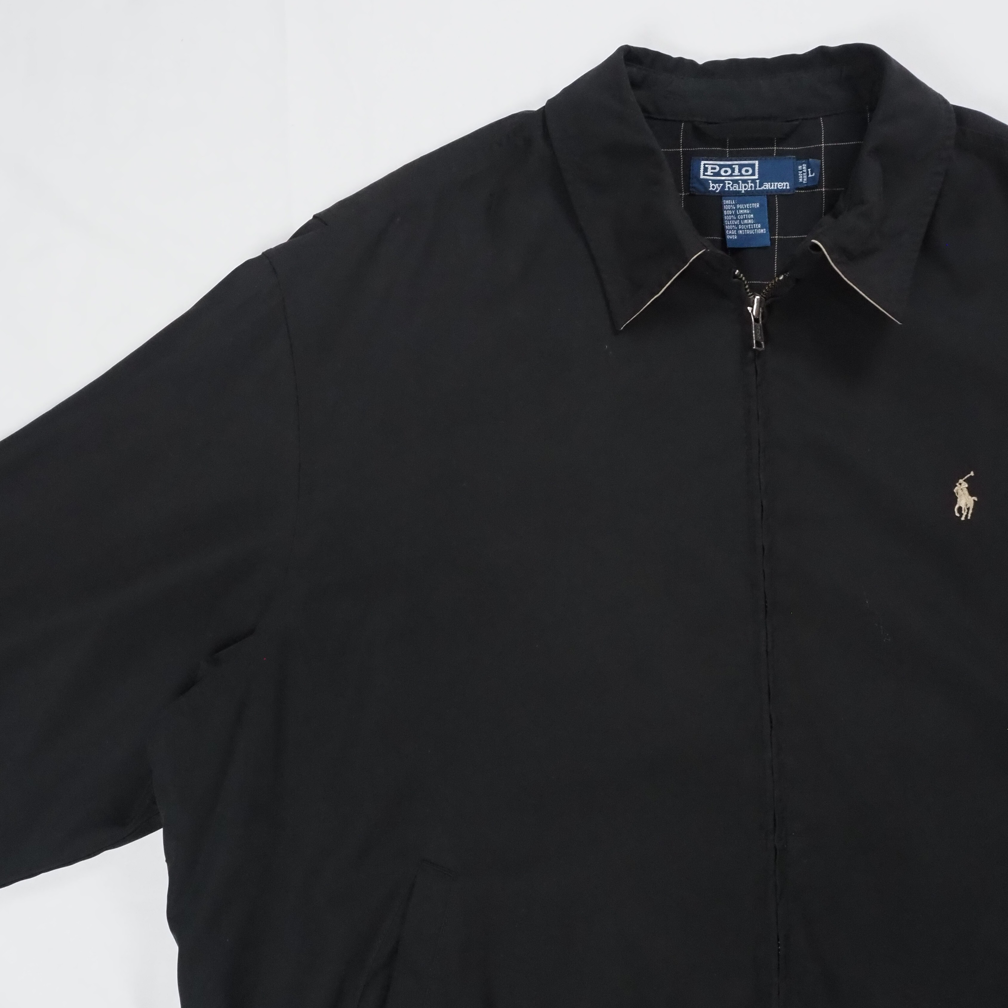 90's Ralph Lauren スイングトップ ブラック Lサイズ の画像 4