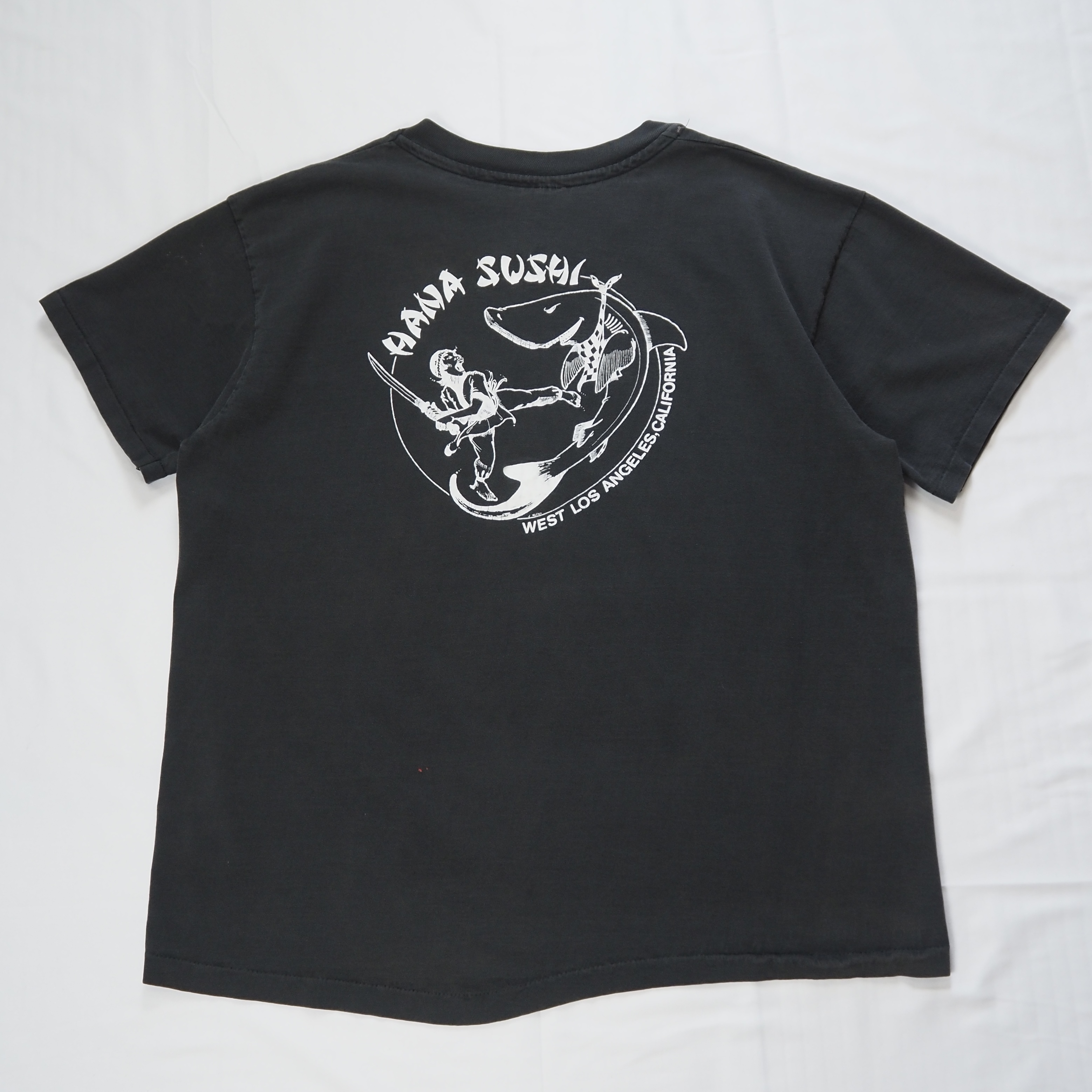 90’s Anvil Tシャツ 寿司 ブラックフェード