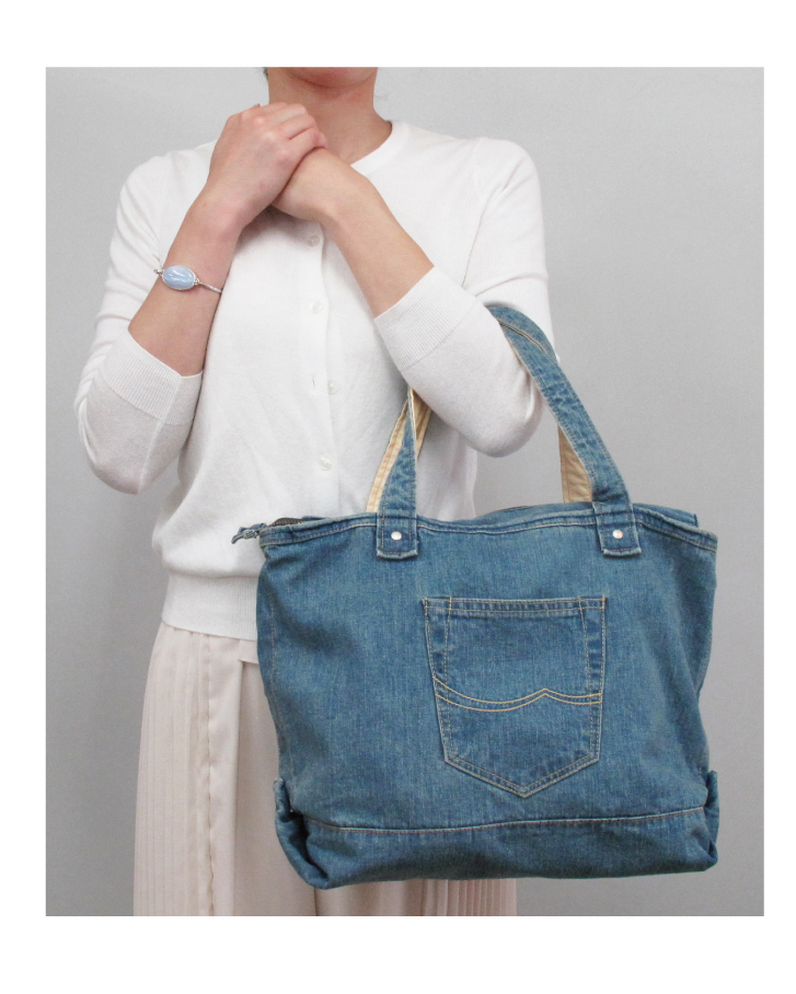 denim tote medium Lot:90004 - 画像5