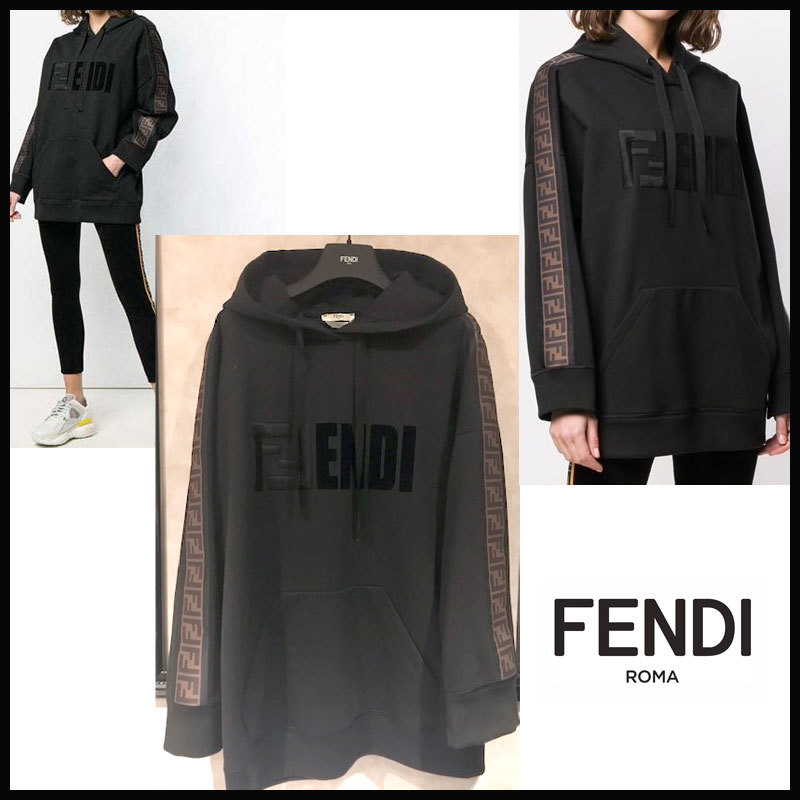 新品 Fendi Mania フェンディ Ff モノグラム ブランドロゴ 袖テープ