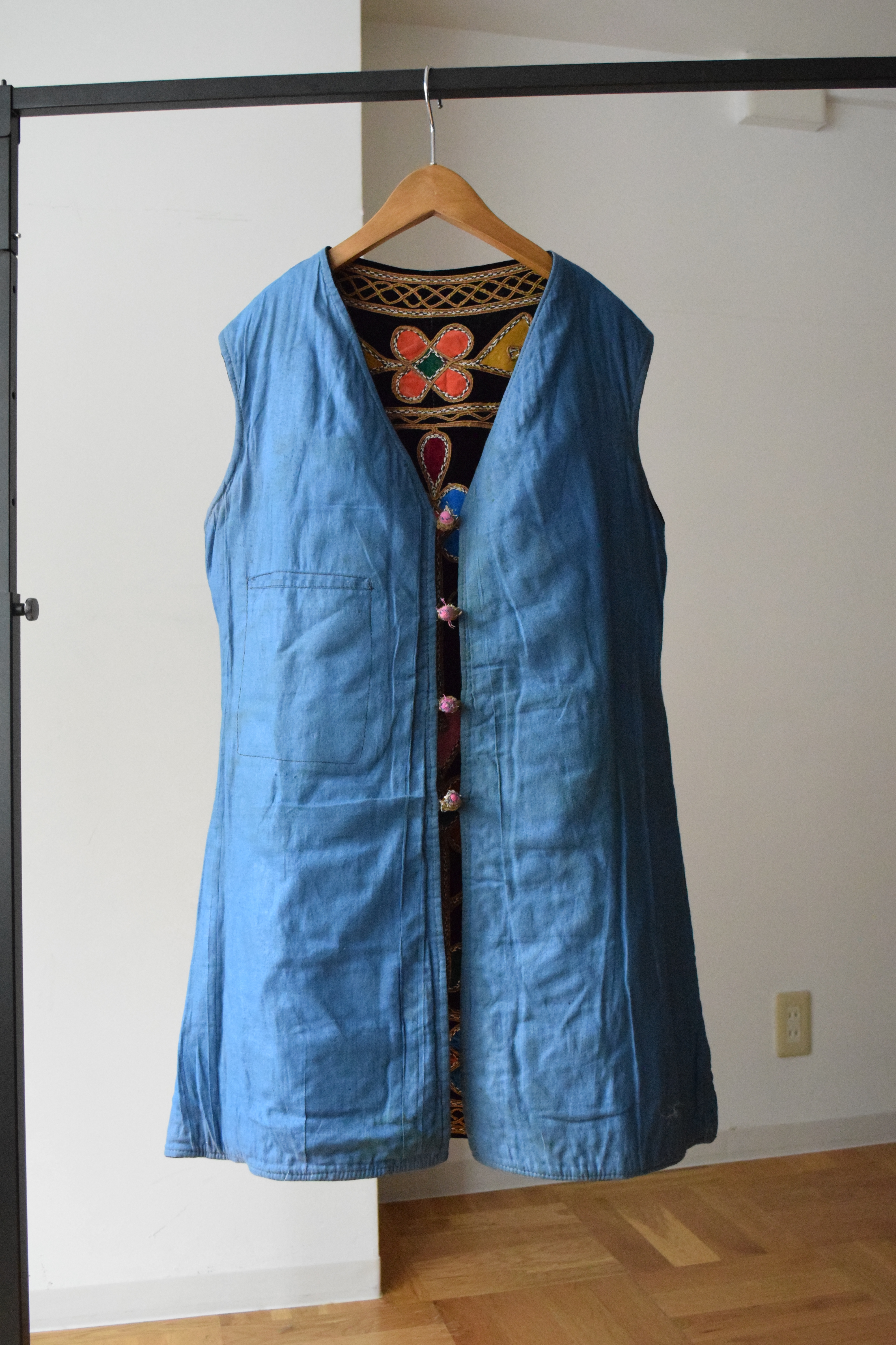 60s Turkey's Hand made vest の画像 11