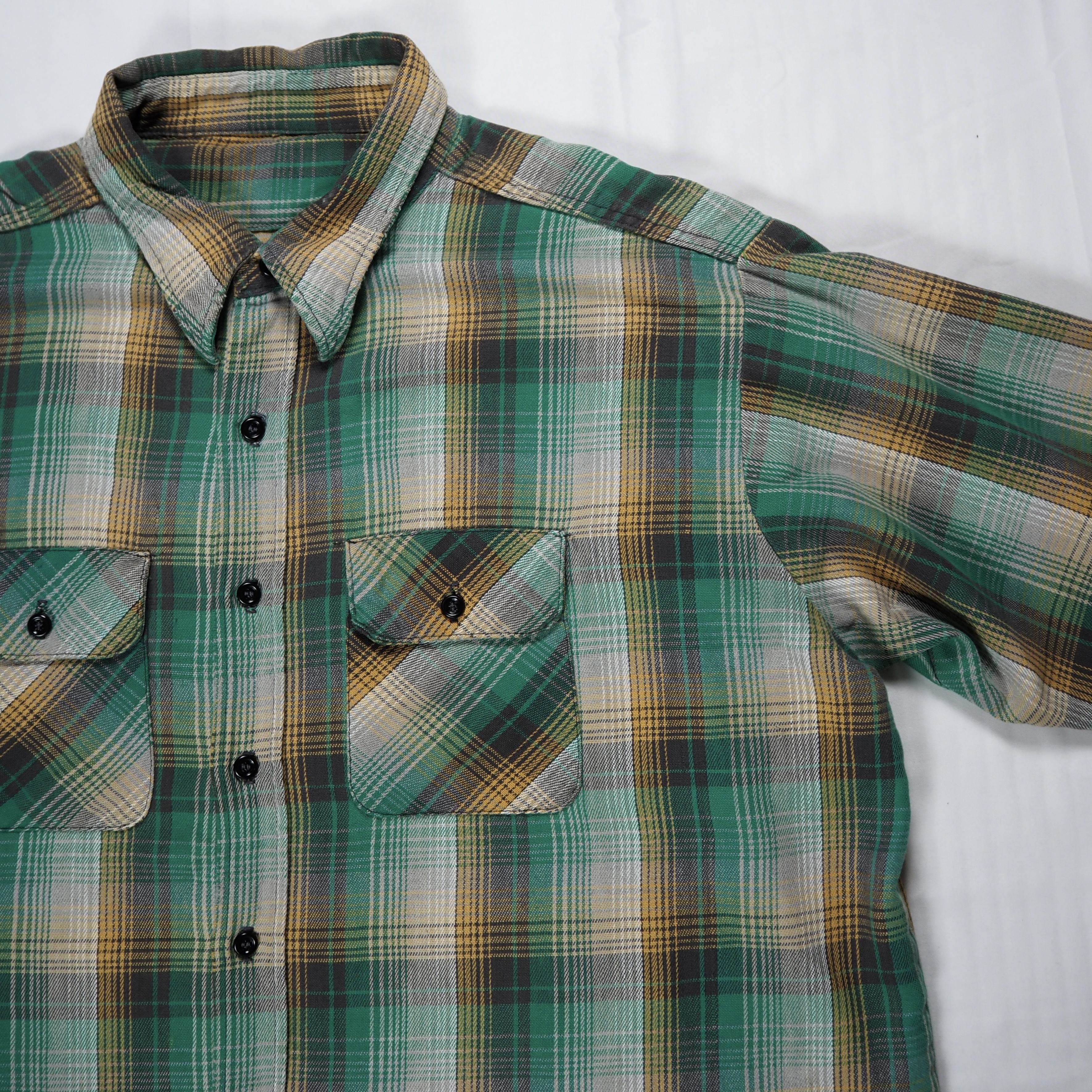 60’s-70’s Heavy Flannel Shirt ビッグサイズ！！ の画像 8