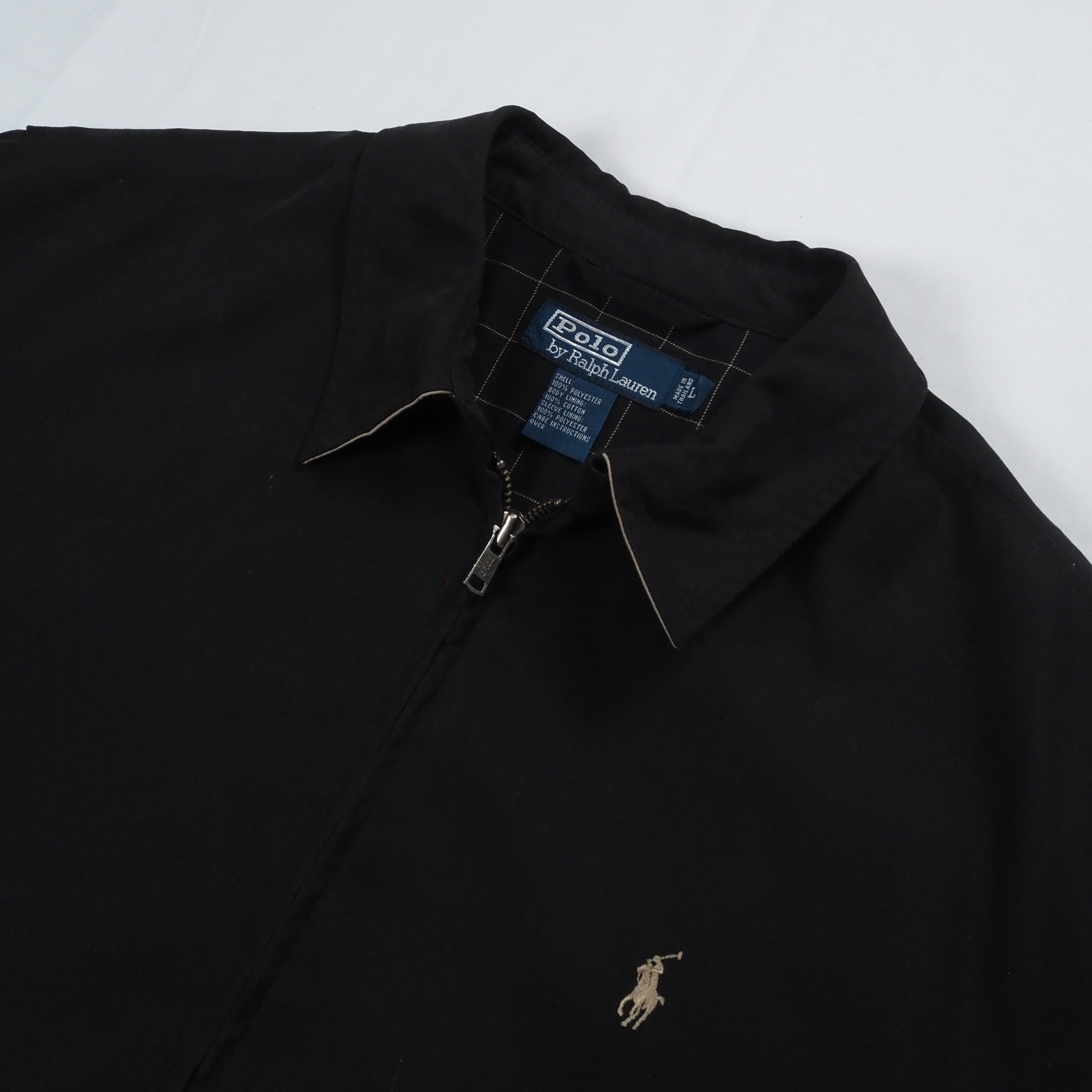 90's Ralph Lauren スイングトップ ブラック Lサイズ の画像 6