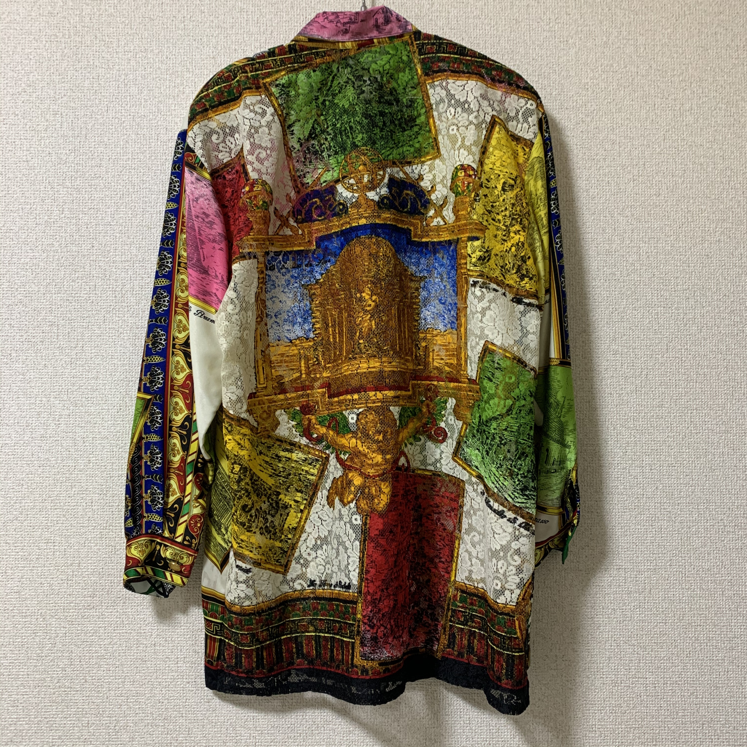 Versace Jeans Couture ヴェルサーチ 柄シャツ レース Room