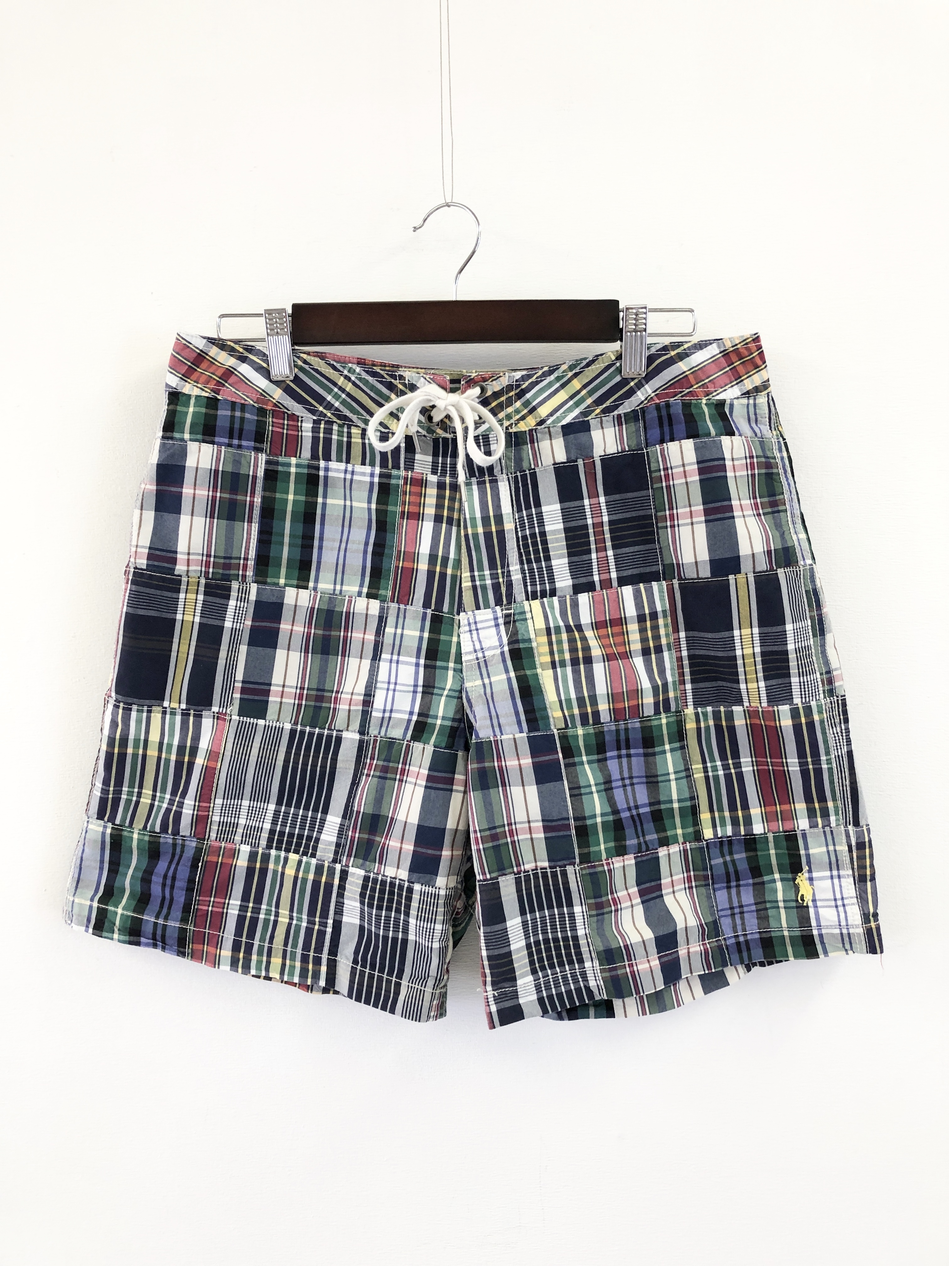 polo patchwork shorts
