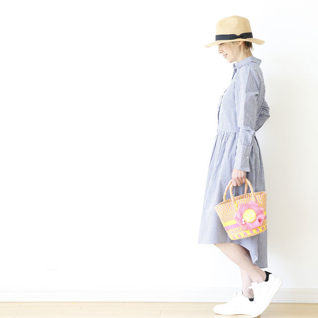 Deby Debo ストライプデザインシャツワンピース Deb 165 16 800 Tax アトリエ78 インポートセレクトショップ