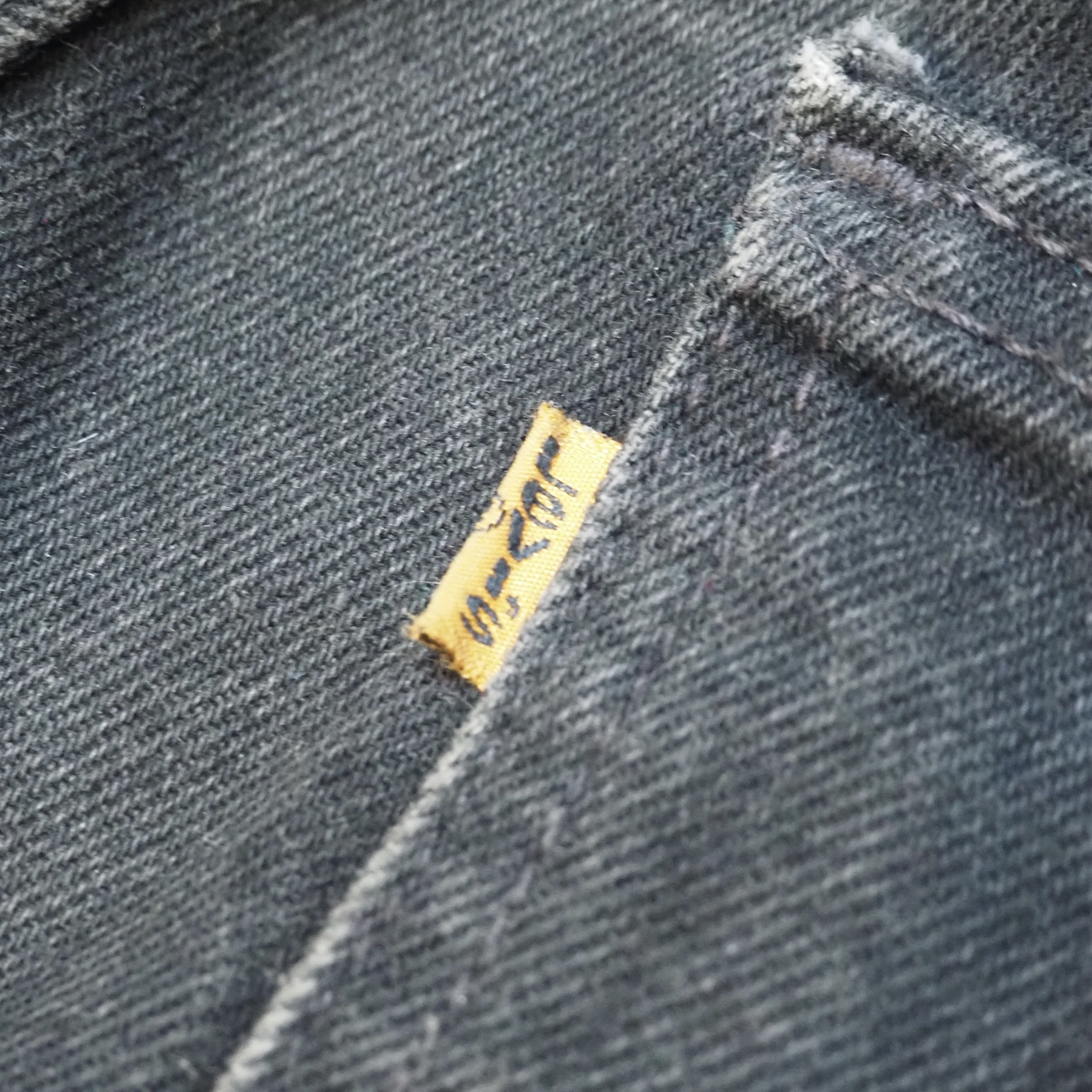 90’s Levi’s 505 US製 Black Denim “36×30" の画像 17