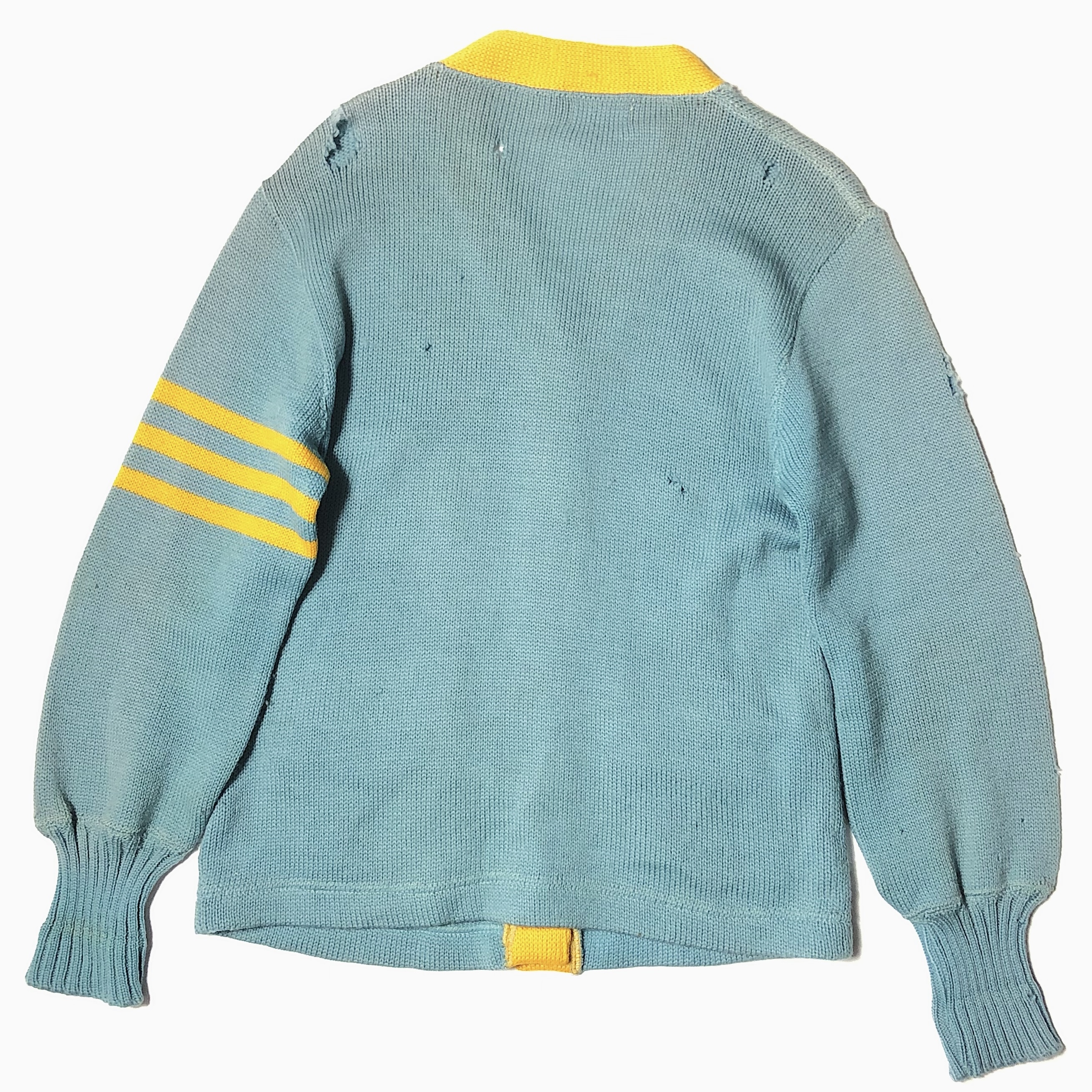 Vintage 60's【Oshman】Grunge Lettered Cardigan の画像 2