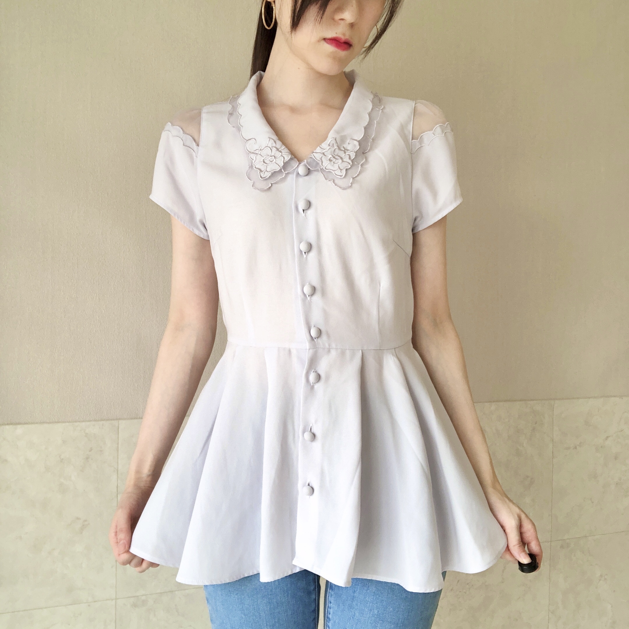 127 Dazzlin Blouse ダズリンシースルーブラウス Dramas