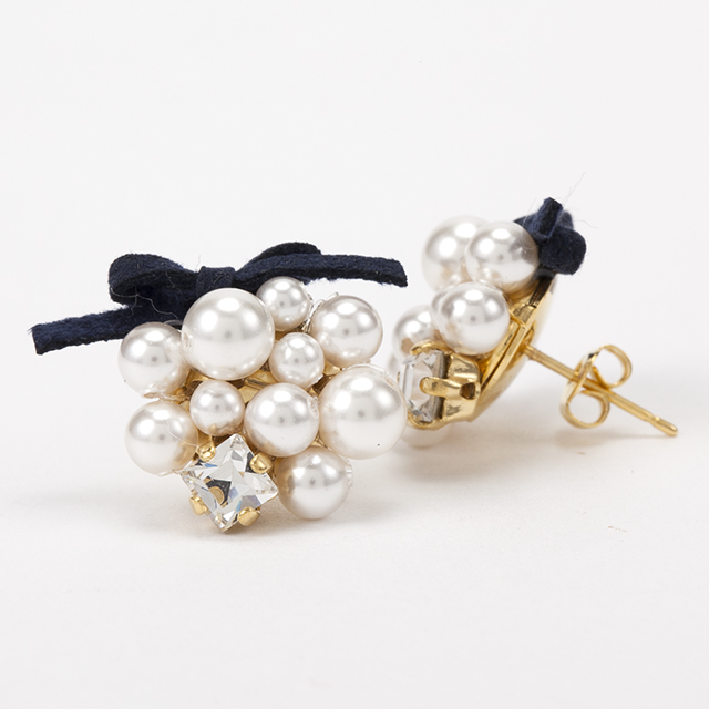 スワロフスキー パールボール ピアス Bl 007 P Cocoski Japan スワロフスキー パールボール ピアス Bl 007 P Cocoski Japan