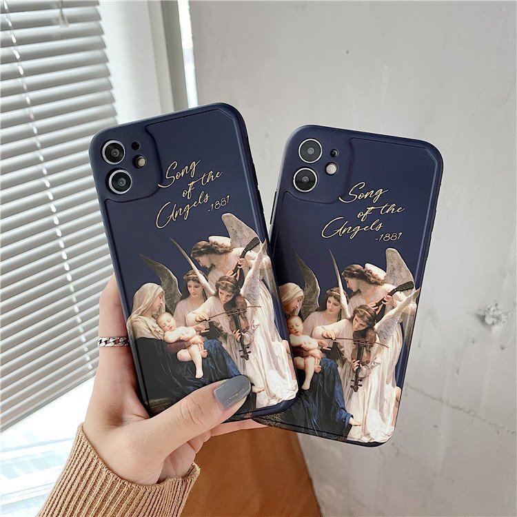 Iphoneケース スマホケース 韓国 Iphone11 おしゃれ ケース 天使 Black Menewshop Iphoneケース スマホケース 韓国 Iphone11 おしゃれ ケース 天使 Black Menewshop