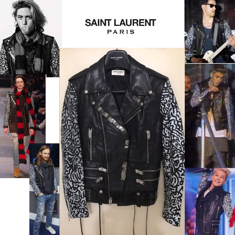 エディ期 超レア13aw Saint Laurent Paris サンローラン パリ Sumi Ink レザー ライダース ジャケット 46 Sohoo エディ期 超レア13aw Saint Laurent Paris サンローラン パリ Sumi Ink レザー ライダース ジャケット 46 Sohoo