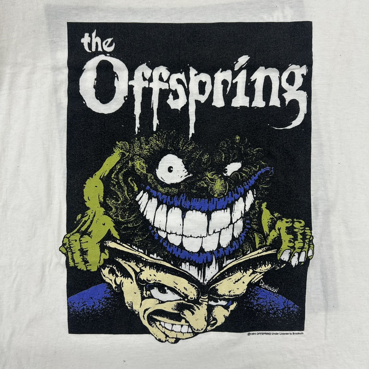 The Offspring Graphic Vintage T-Shirt – White – XL の画像 3