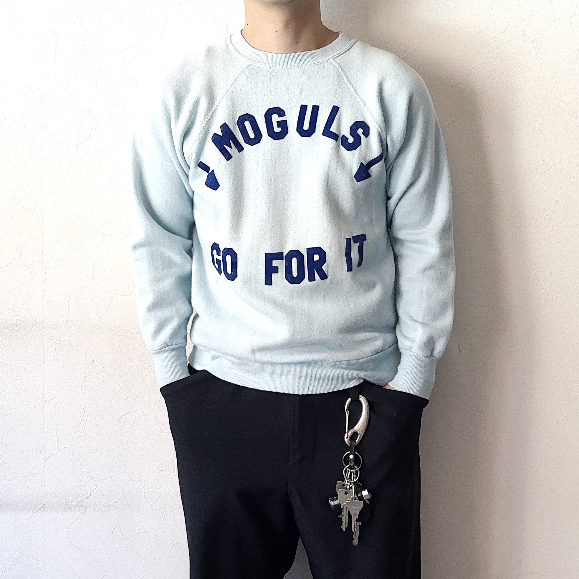 Vintage 70～80's "MOGULS GO FOR IT" Sweat の画像 3