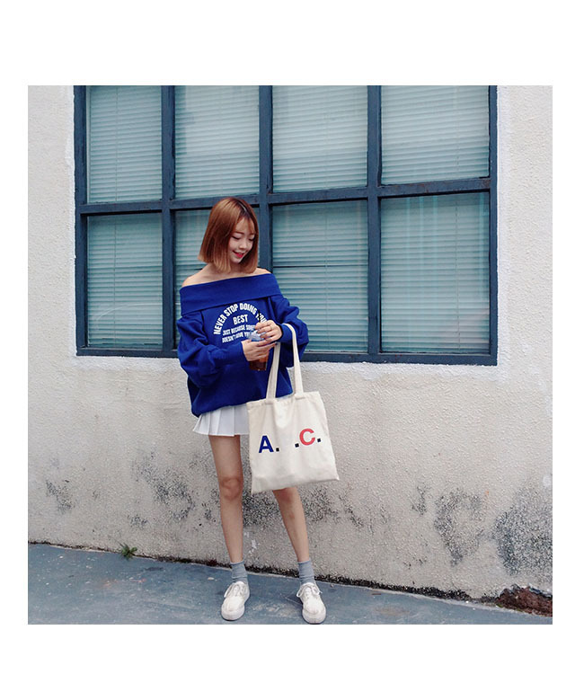 17aw オルチャン 韓国 オフショル 原色トップス 韓国ファッション Style H