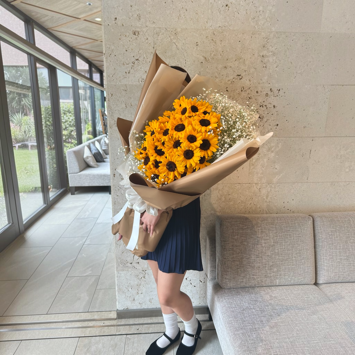 夏限定|ひまわりの花束50本