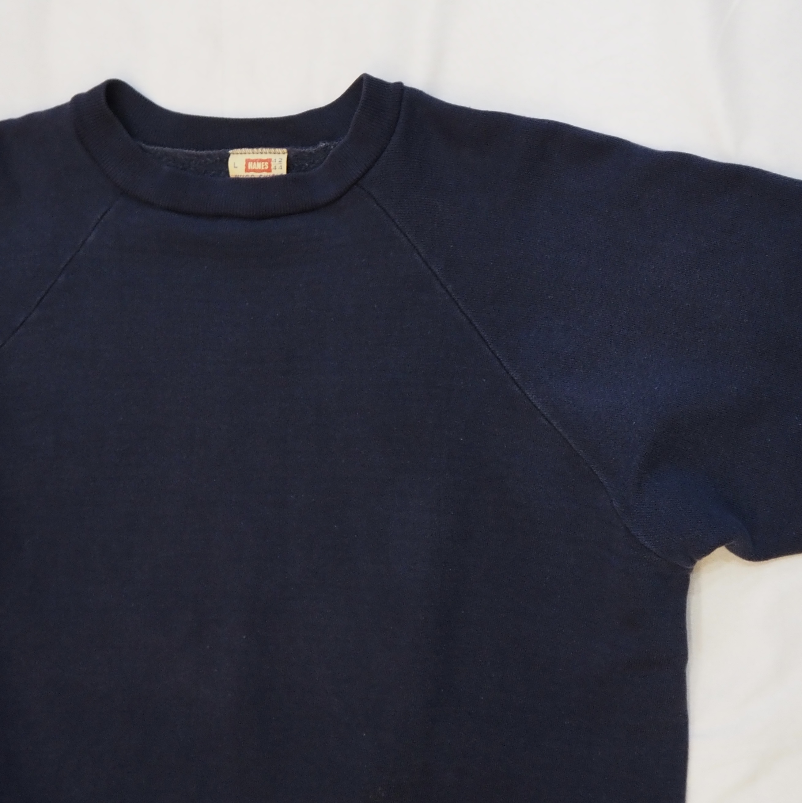60’s Hanes ヴィンテージスウェット ネイビー の画像 4