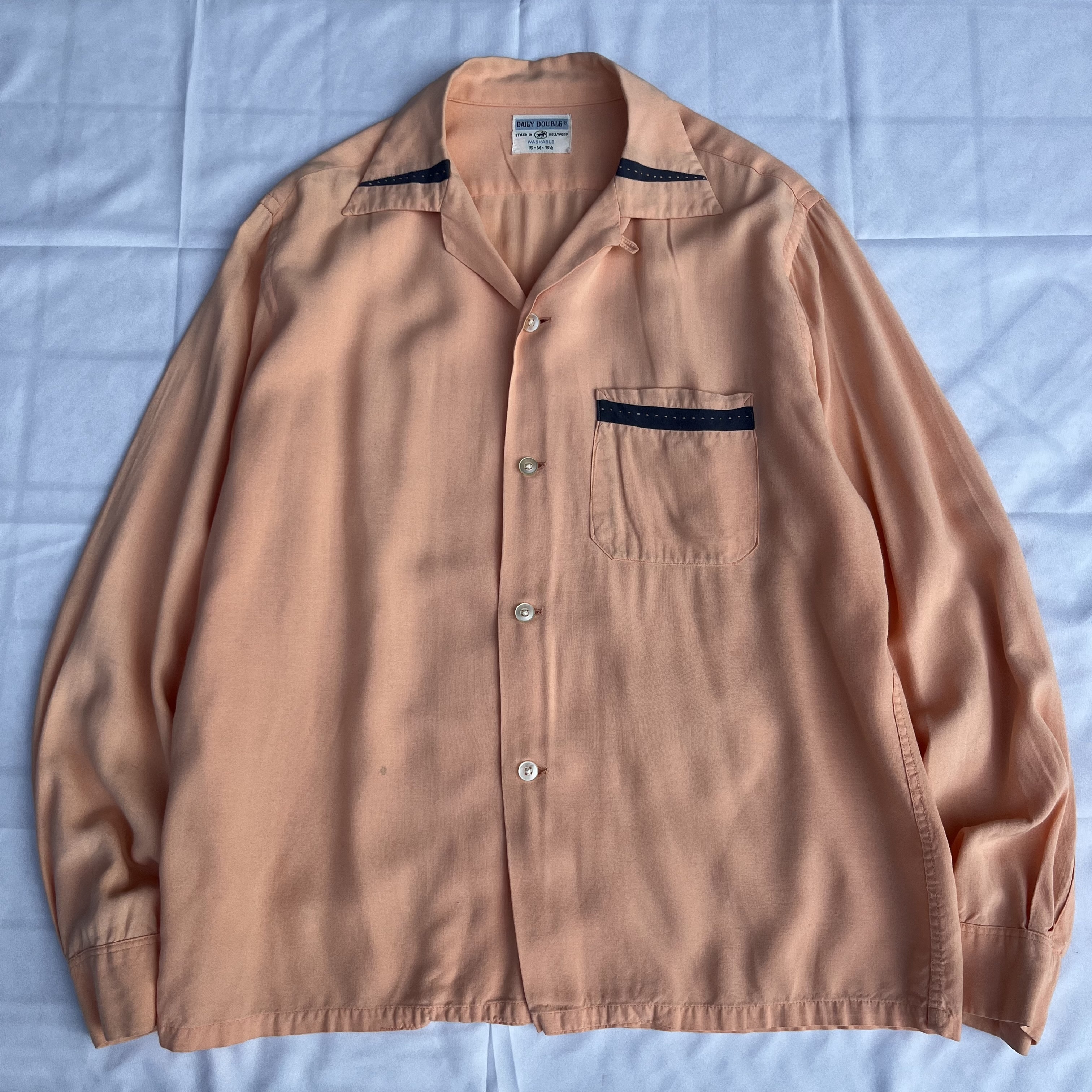 50’s Rayon Shirt “Pink”