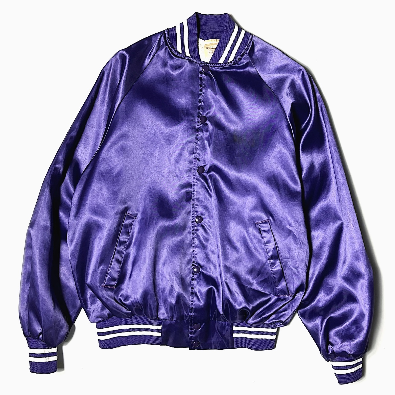 Vintage 80's【AUBURN】"Team Penning" Satin Jacket の画像 2